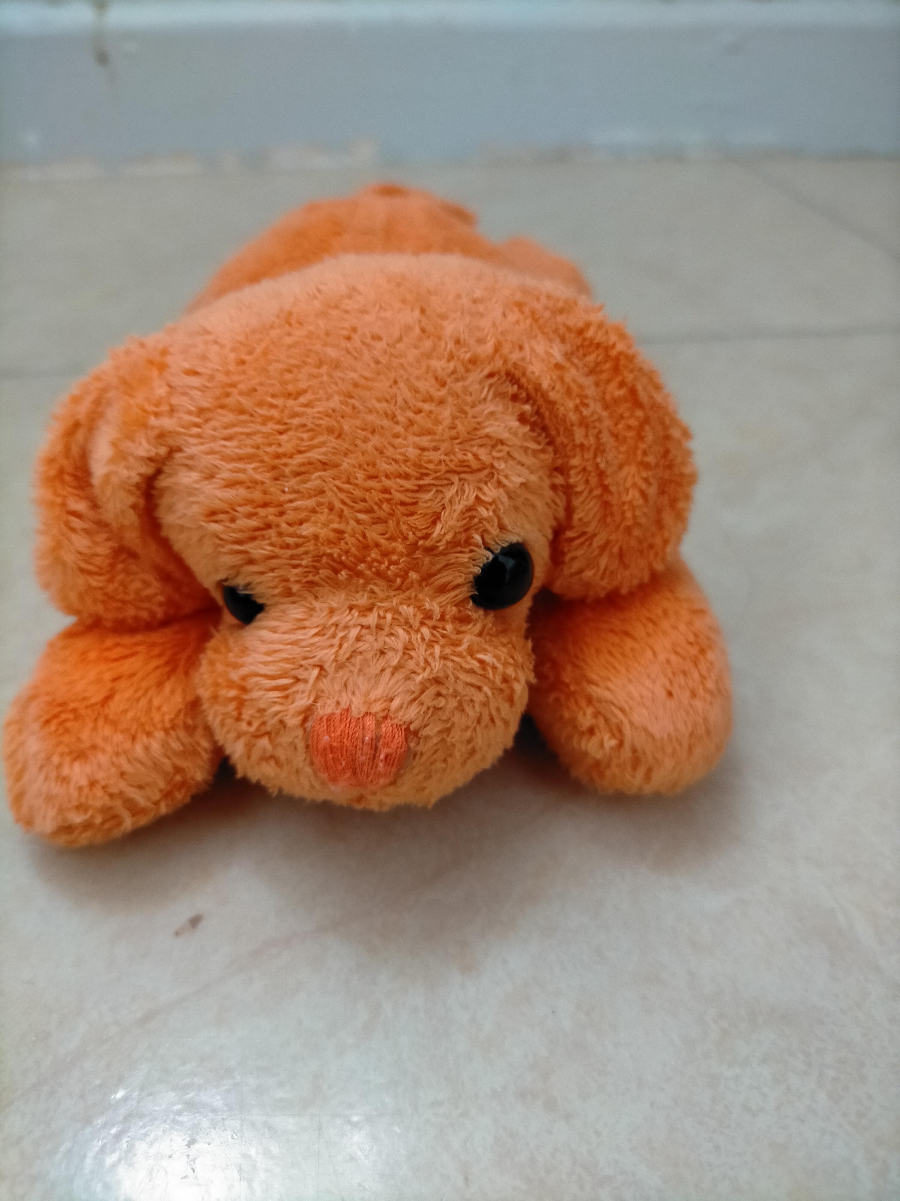 troc de troc chien orange (peluche) image 0