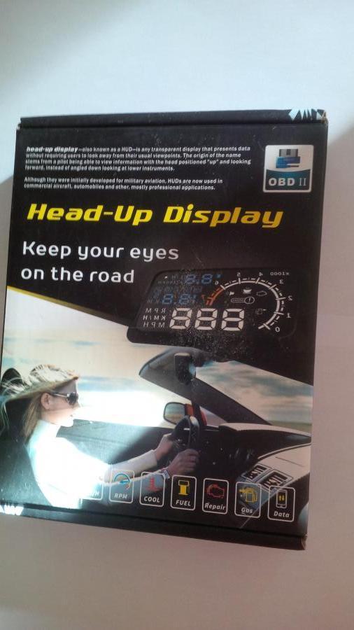 troc de troc hud head up display 5.5'' obd ii odb2 projecteur vitesse image 0