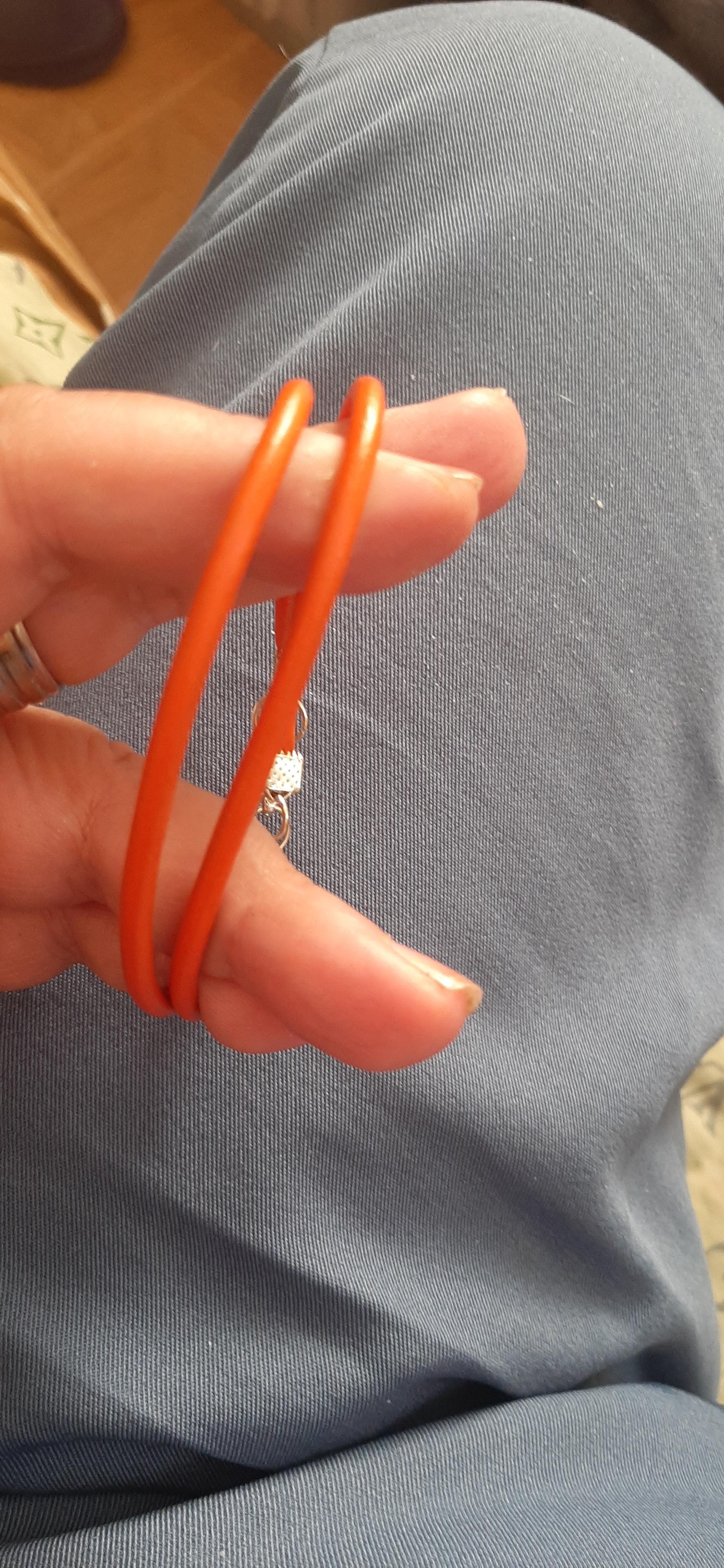 troc de troc lot 2 bracelets orange image 0
