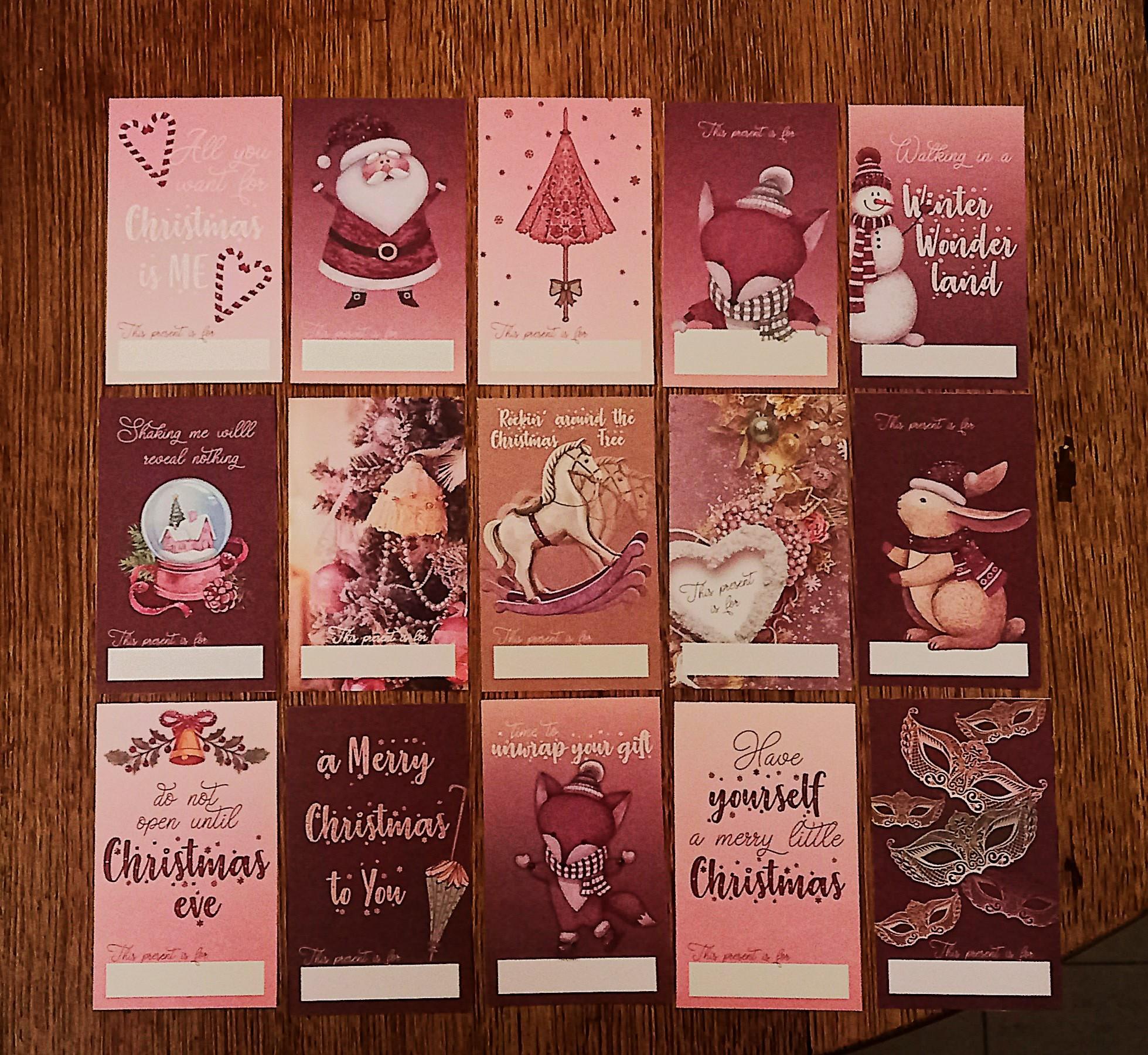 troc de troc petites cartes "christmas". image 0