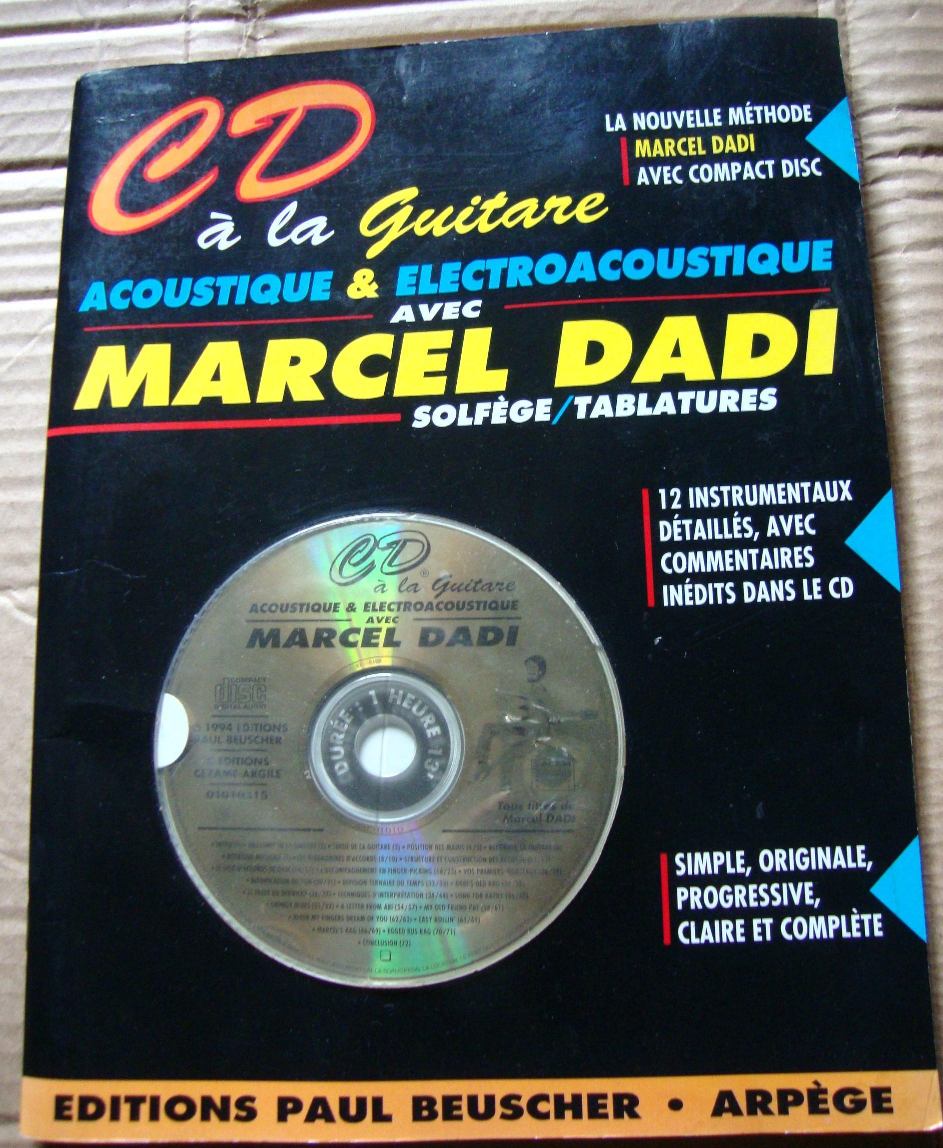 troc de troc méthode de guitare marcel dadi avec cd. image 0