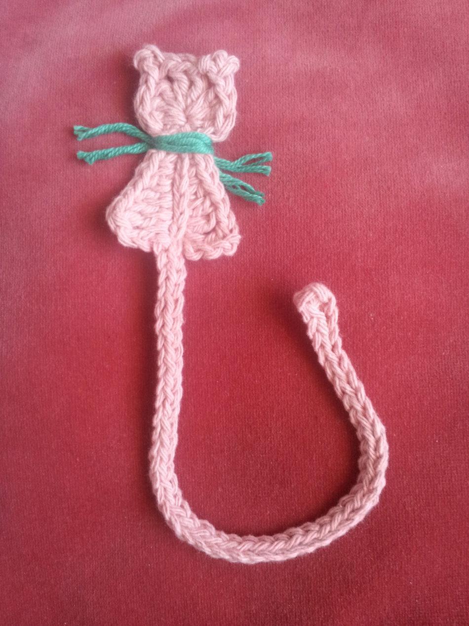 troc de troc rÉservÉ marque page ou décoration chat au crochet fait main neuf (#1) image 1