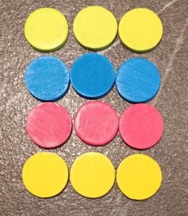 troc de troc 12 pions ronds - 5 noisettes image 0