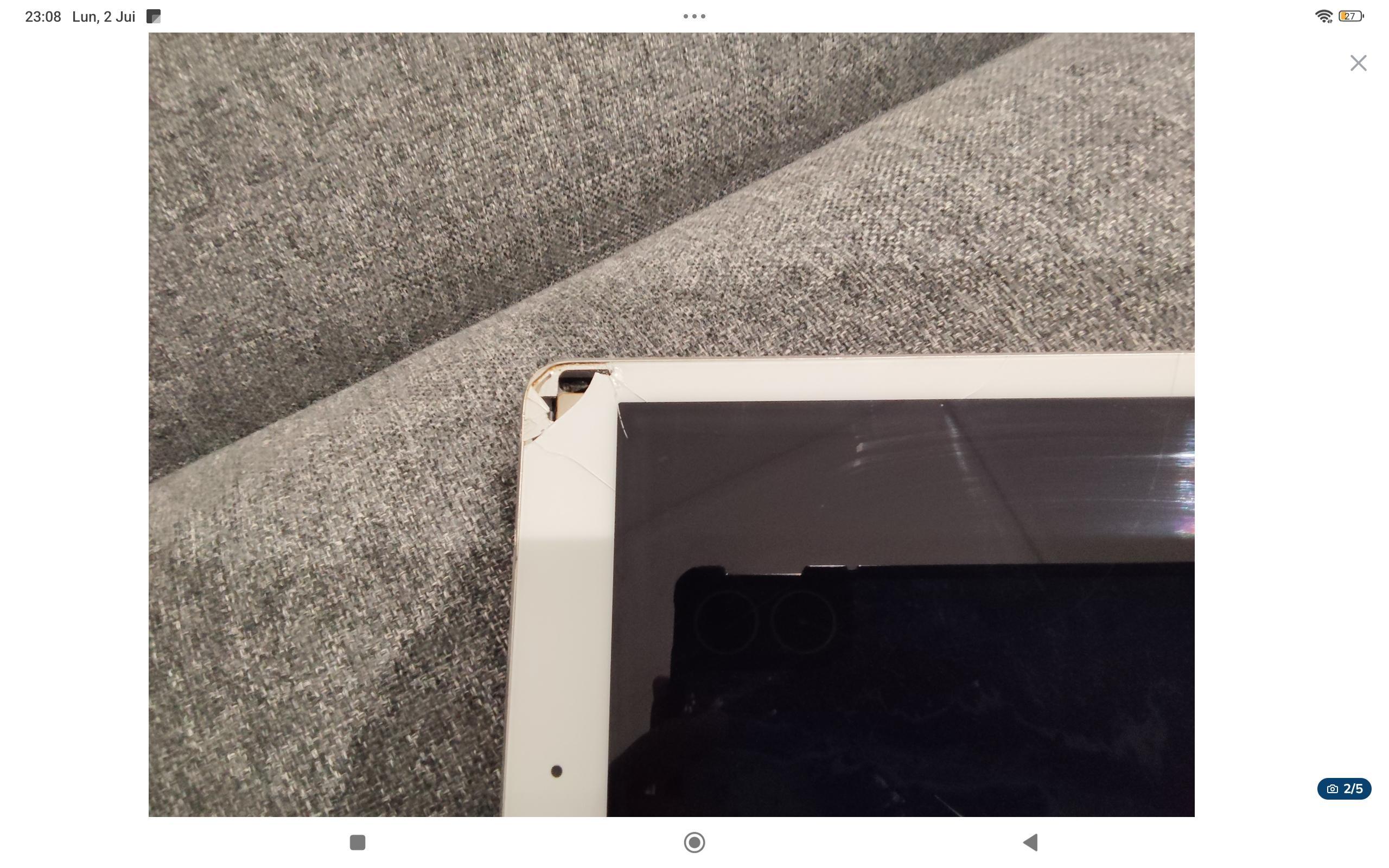 troc de troc ipad air 2 mais cassé image 1
