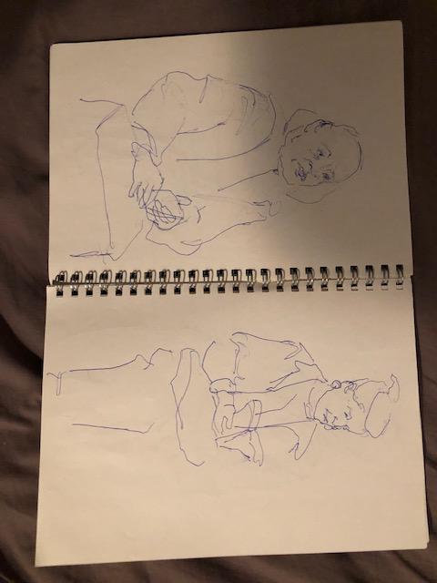 troc de troc petit carnet de croquis réalisés dans le métro (2025) image 1