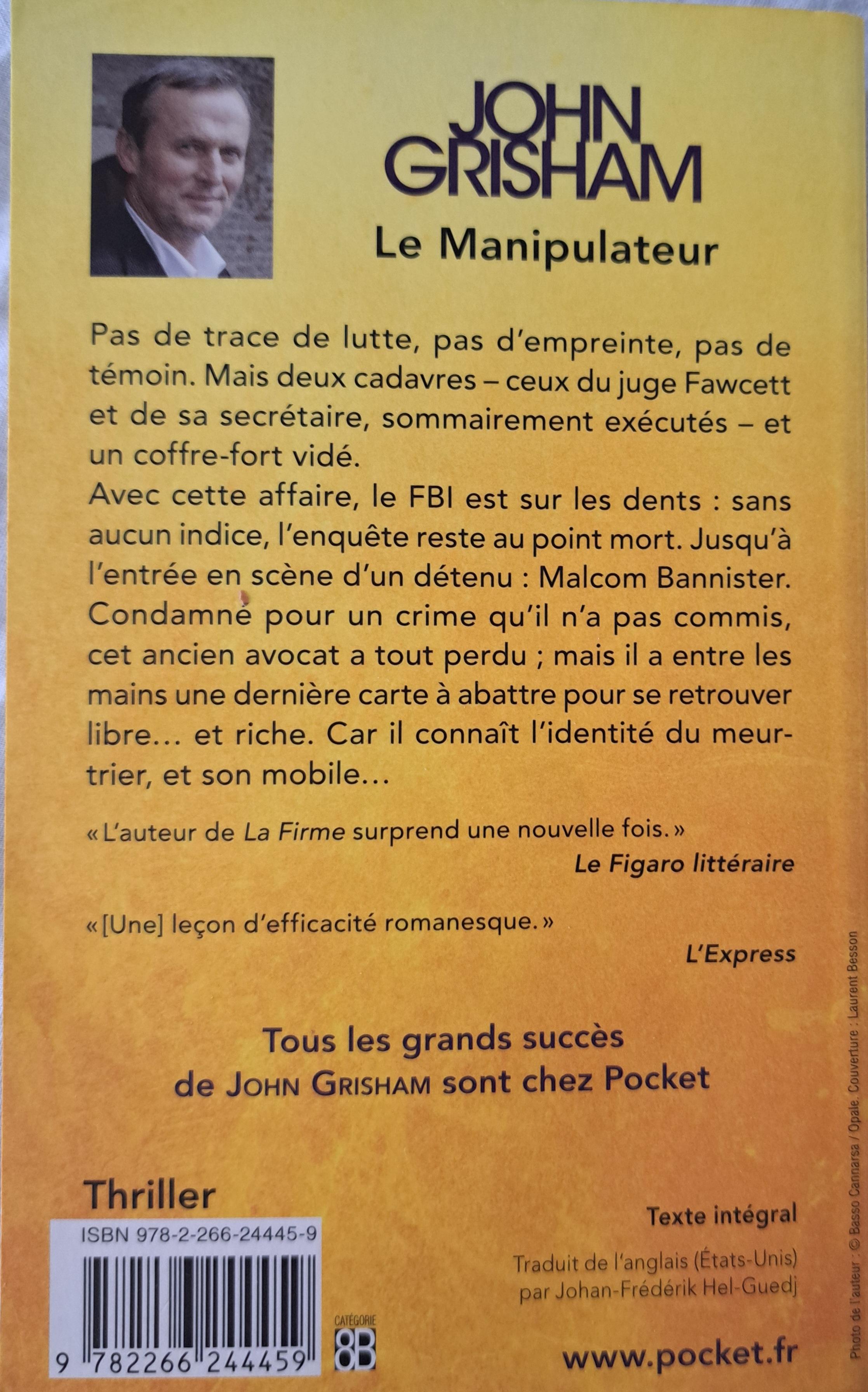 troc de troc le manipulateur de john grisham image 1