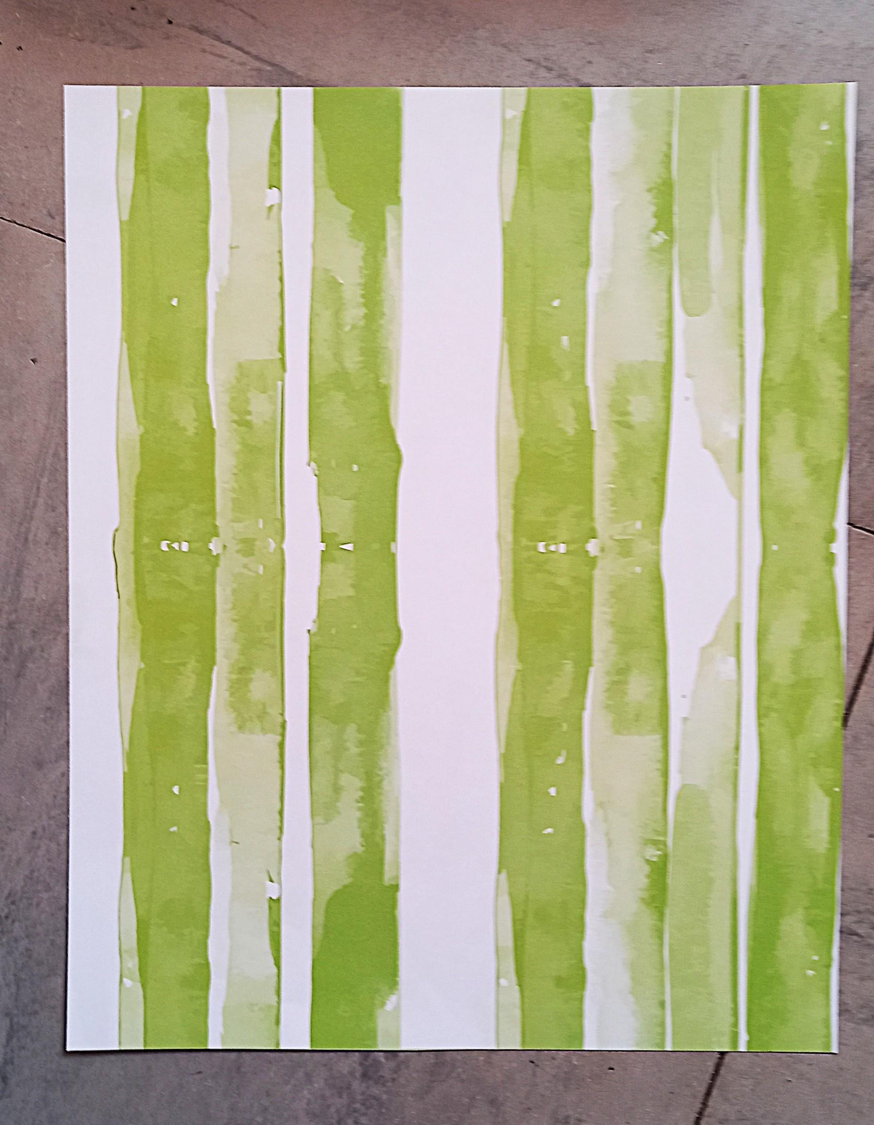 troc de troc papier créatif "rayures vertes". image 0