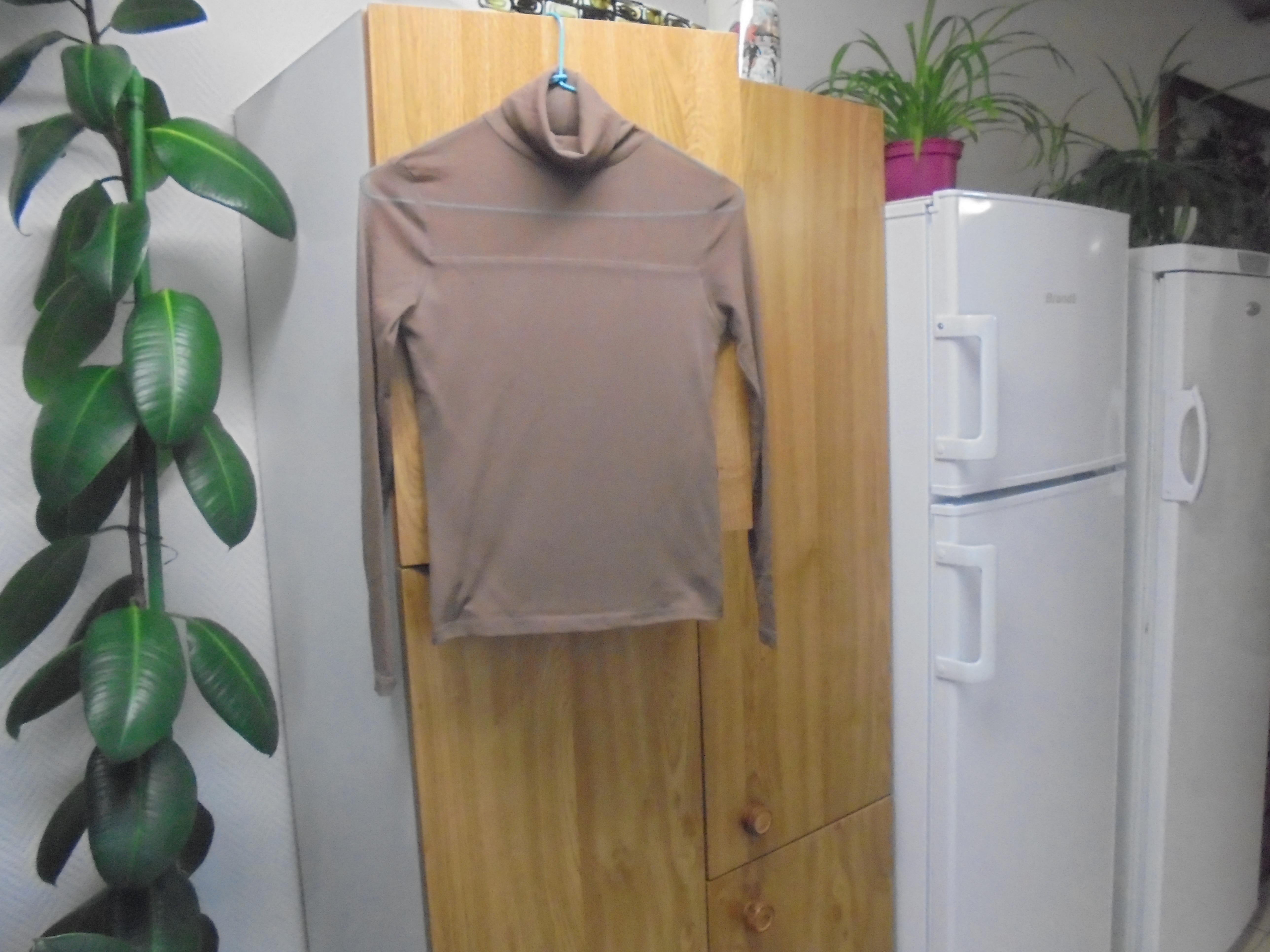troc de troc sous pull marron empiecement trasparent t 12 ans 5 noise image 0