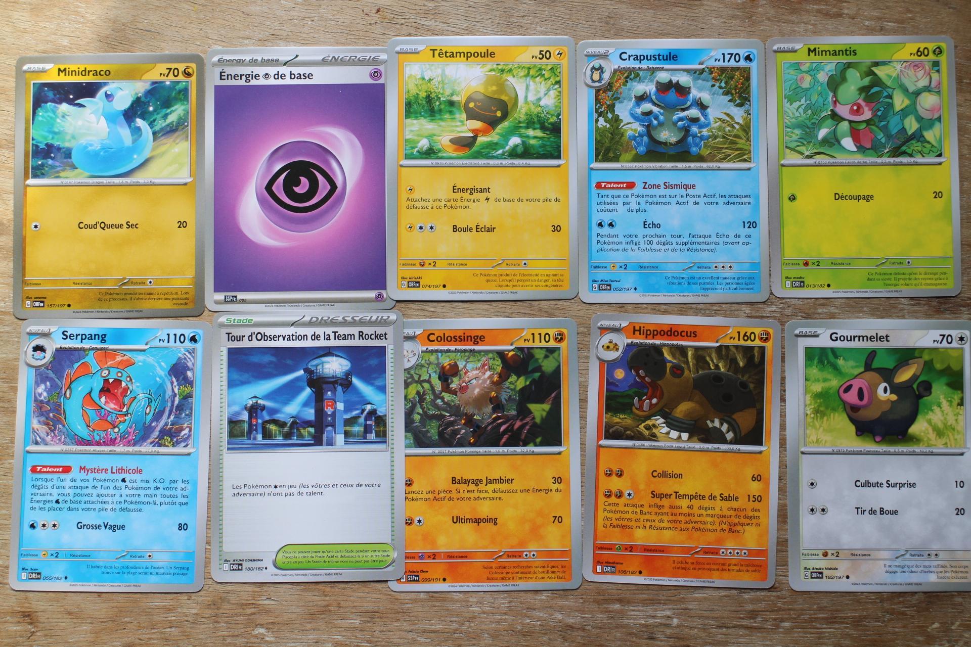 troc de troc lot cartes pokemon e image 0