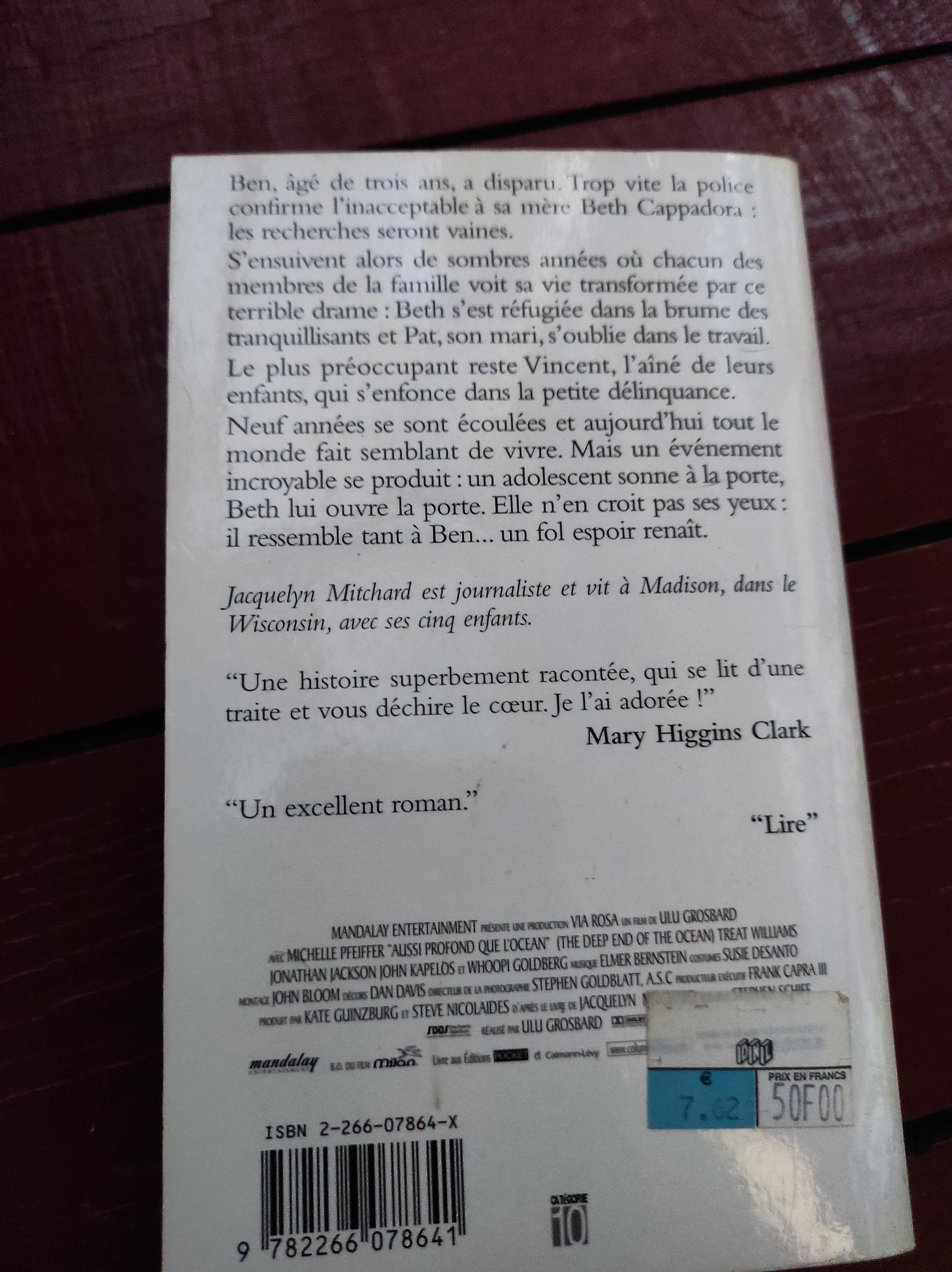 troc de troc réserver - livre aussi profond que l'ocean image 1