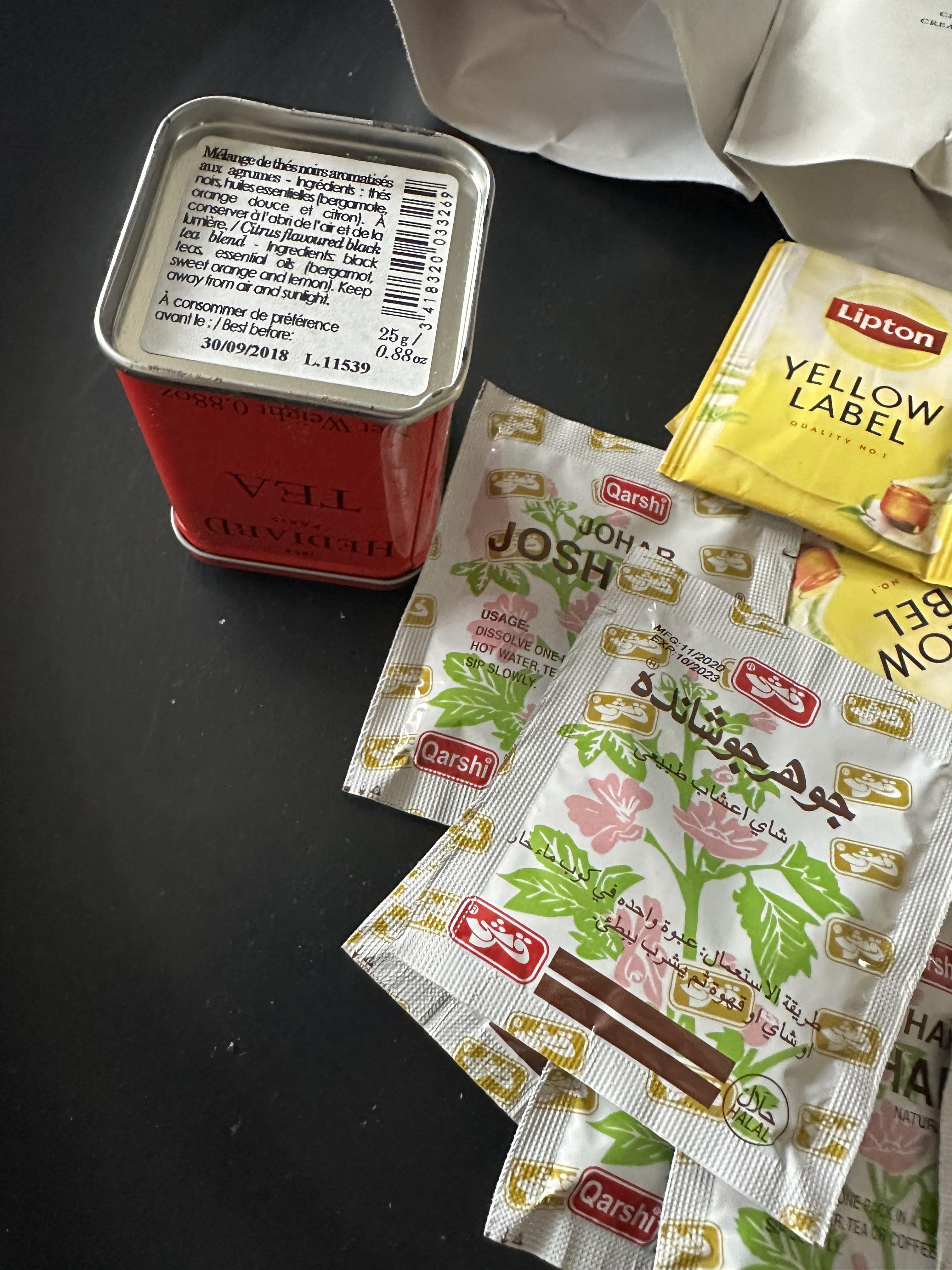 troc de troc lot thé : frères damann hediard lipton image 1