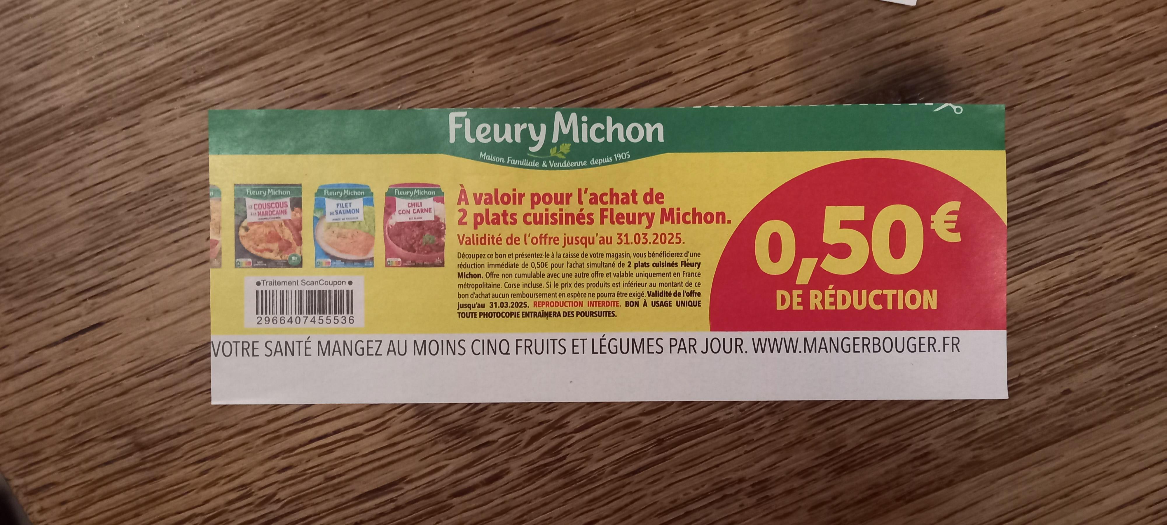 troc de troc bon de réduction "fleury michon" n°2. image 0