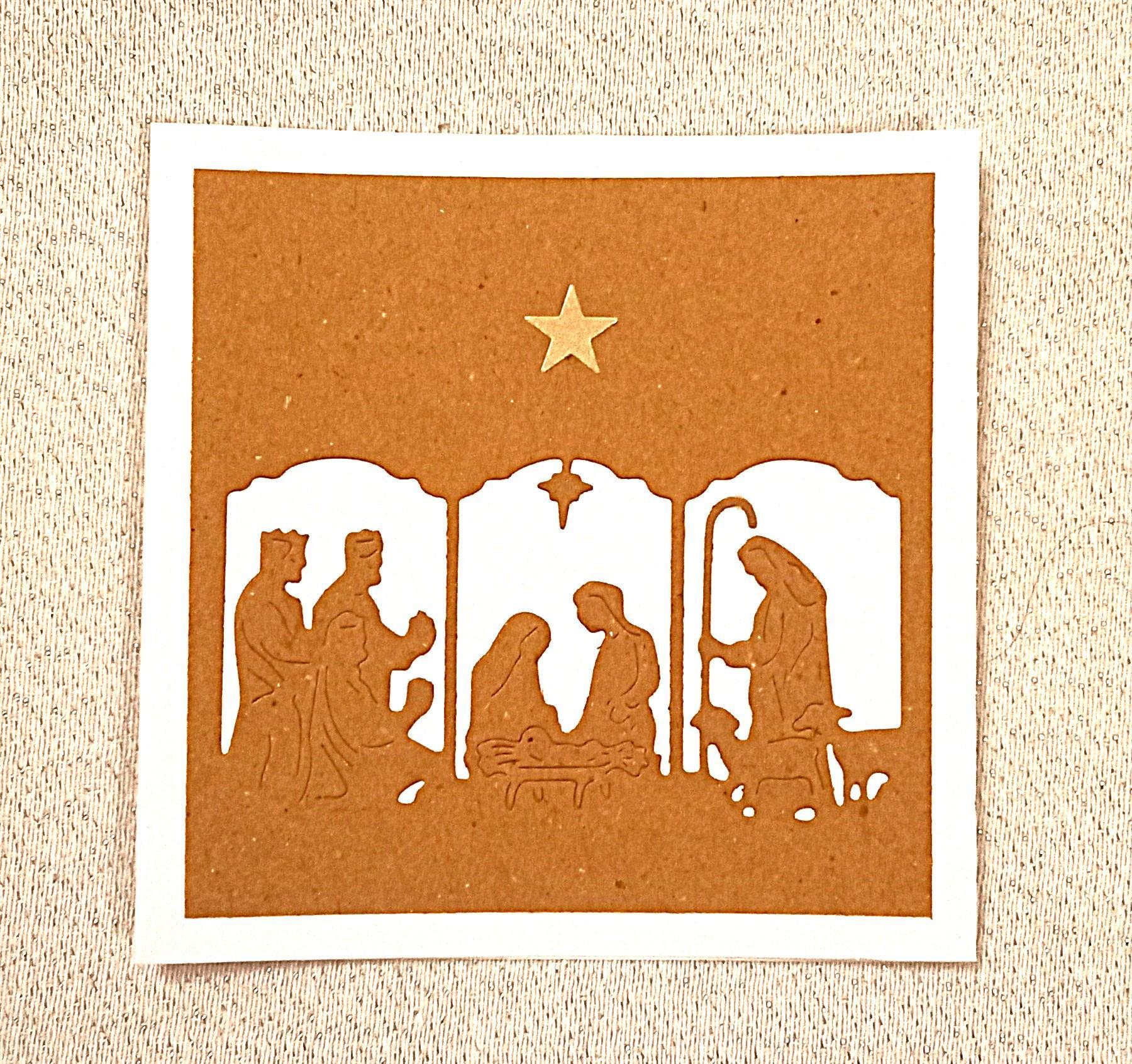 troc de troc carte double "nativité". image 0