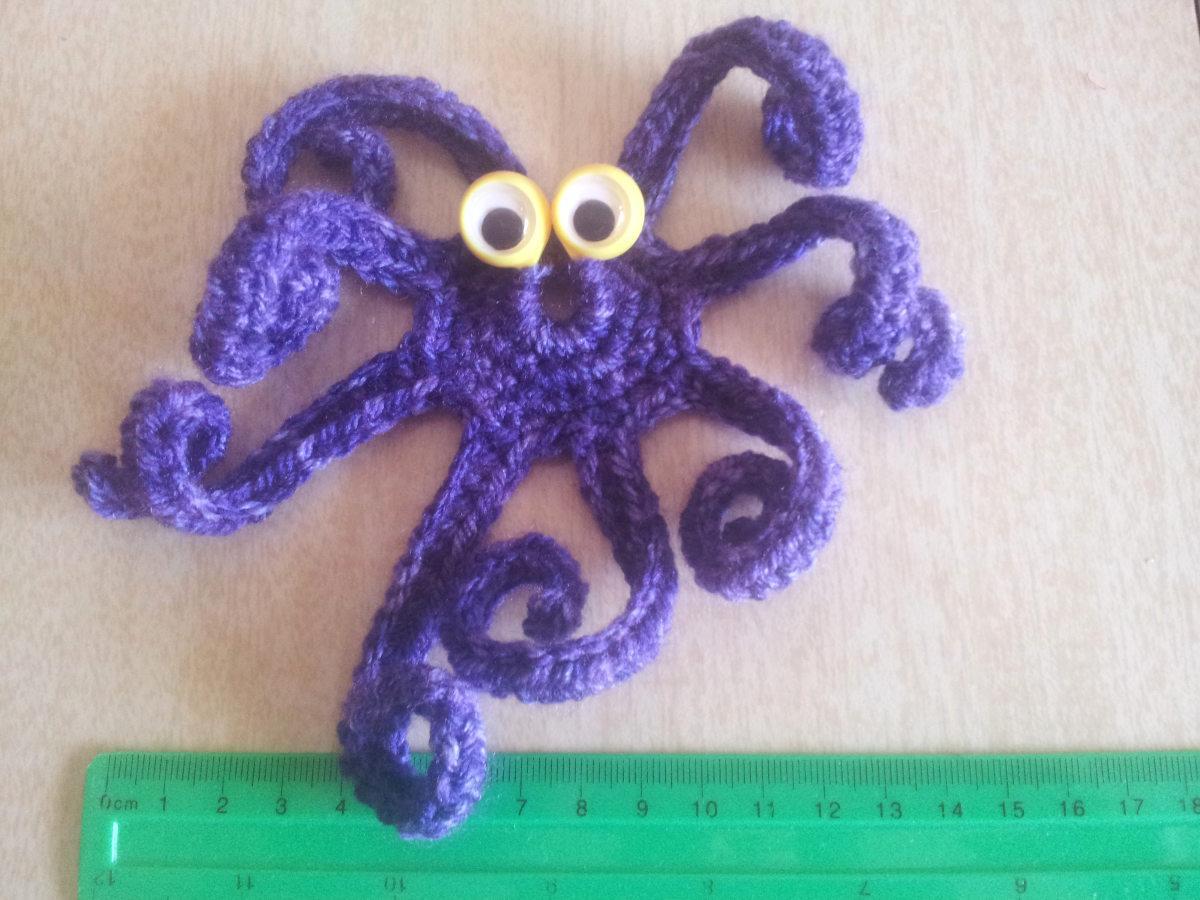 troc de troc petite pieuvre au crochet faite main #8 image 2