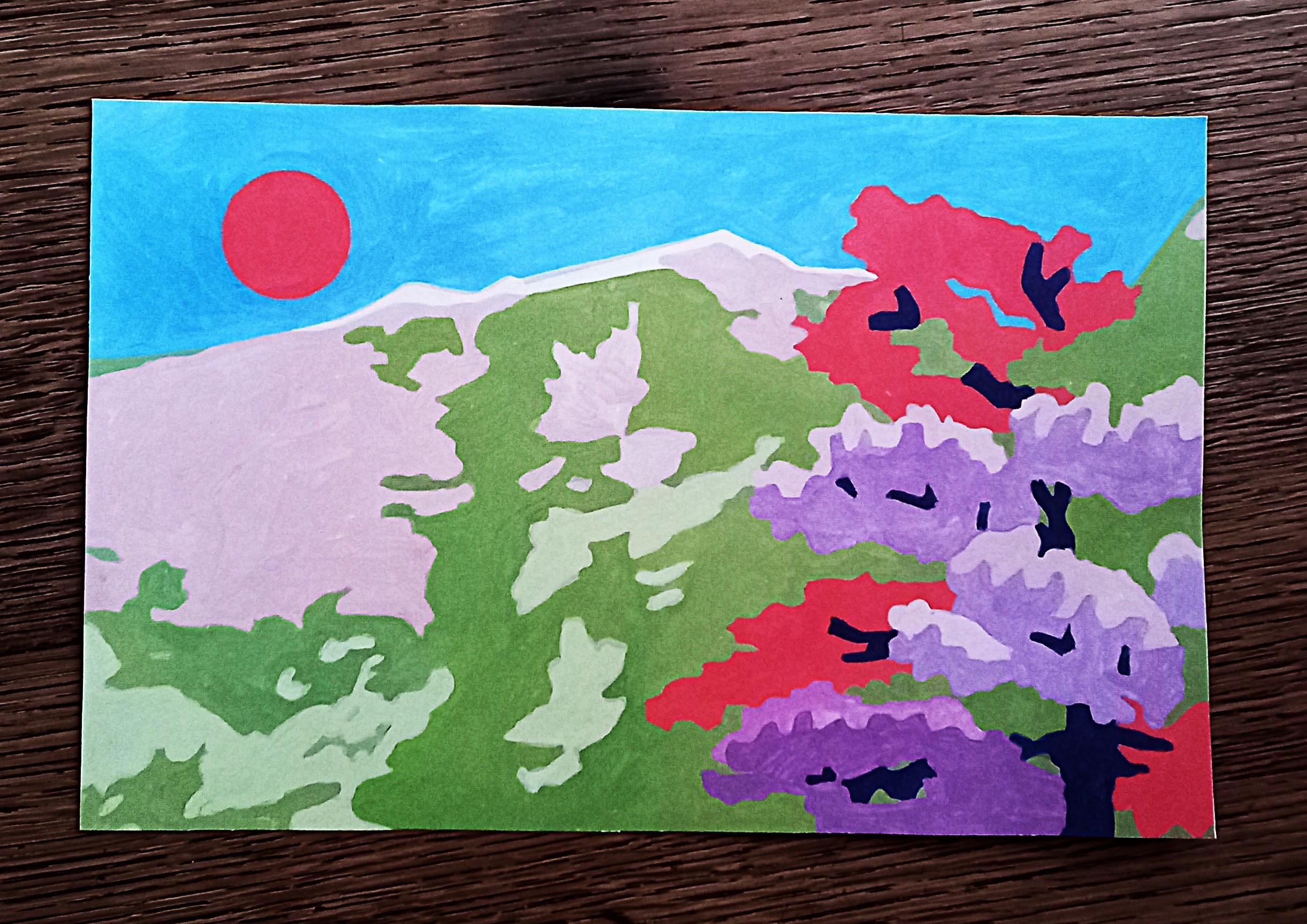 troc de troc grande carte "paysage". image 0