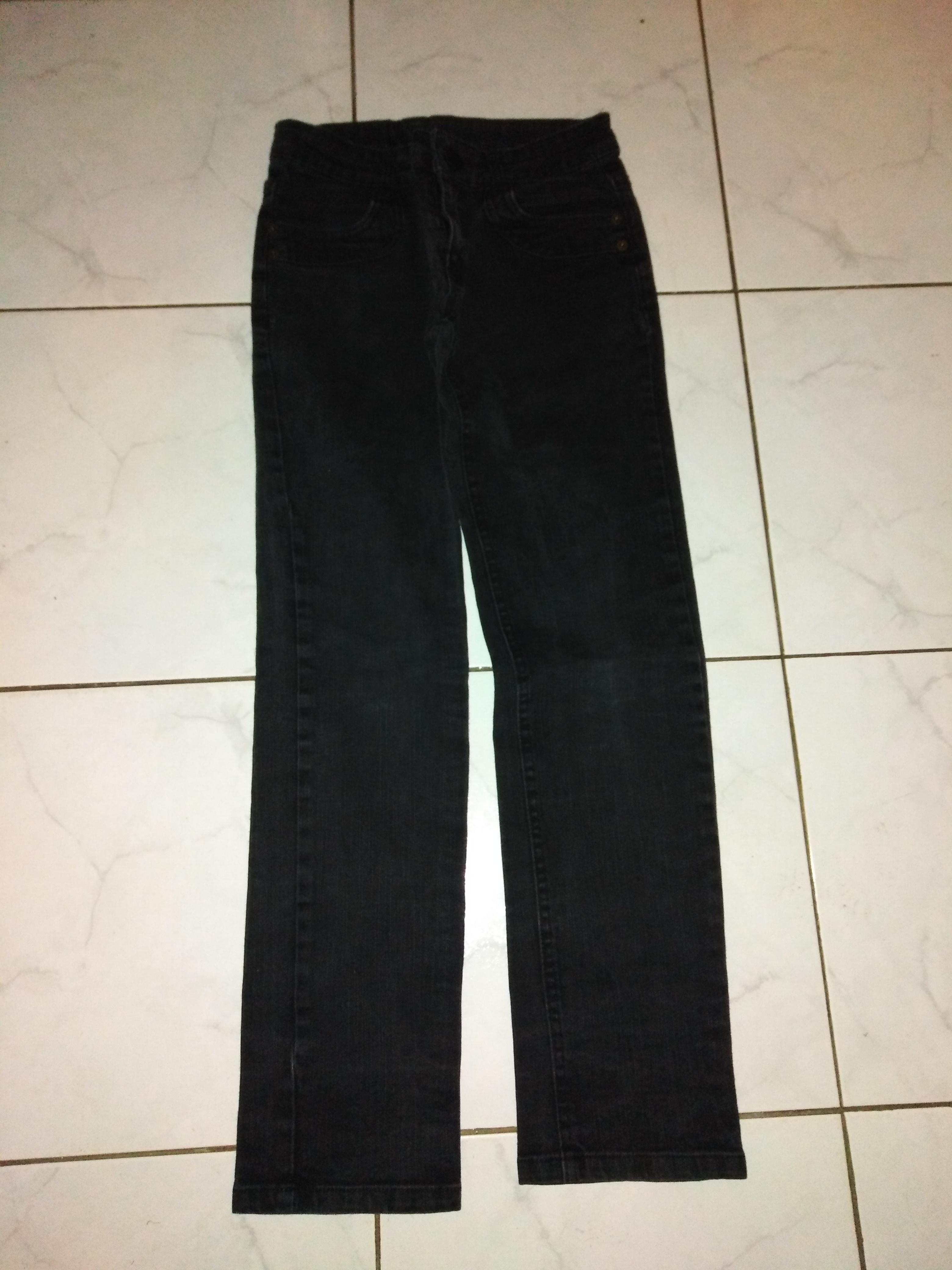 troc de troc jeans noir taille 14 ans image 0