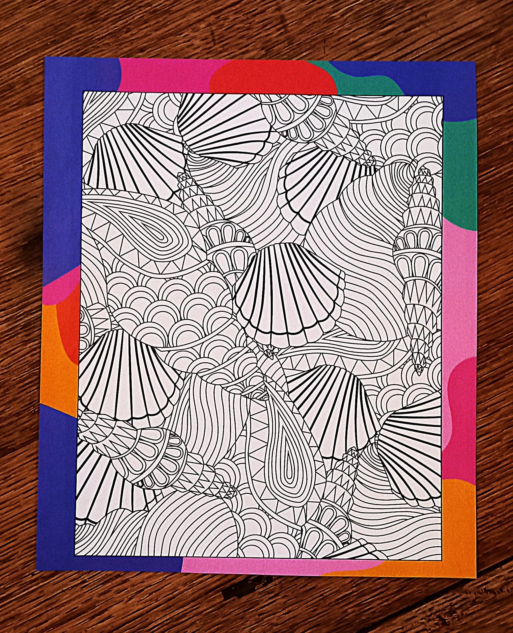 troc de troc coloriage recto/verso. image 0