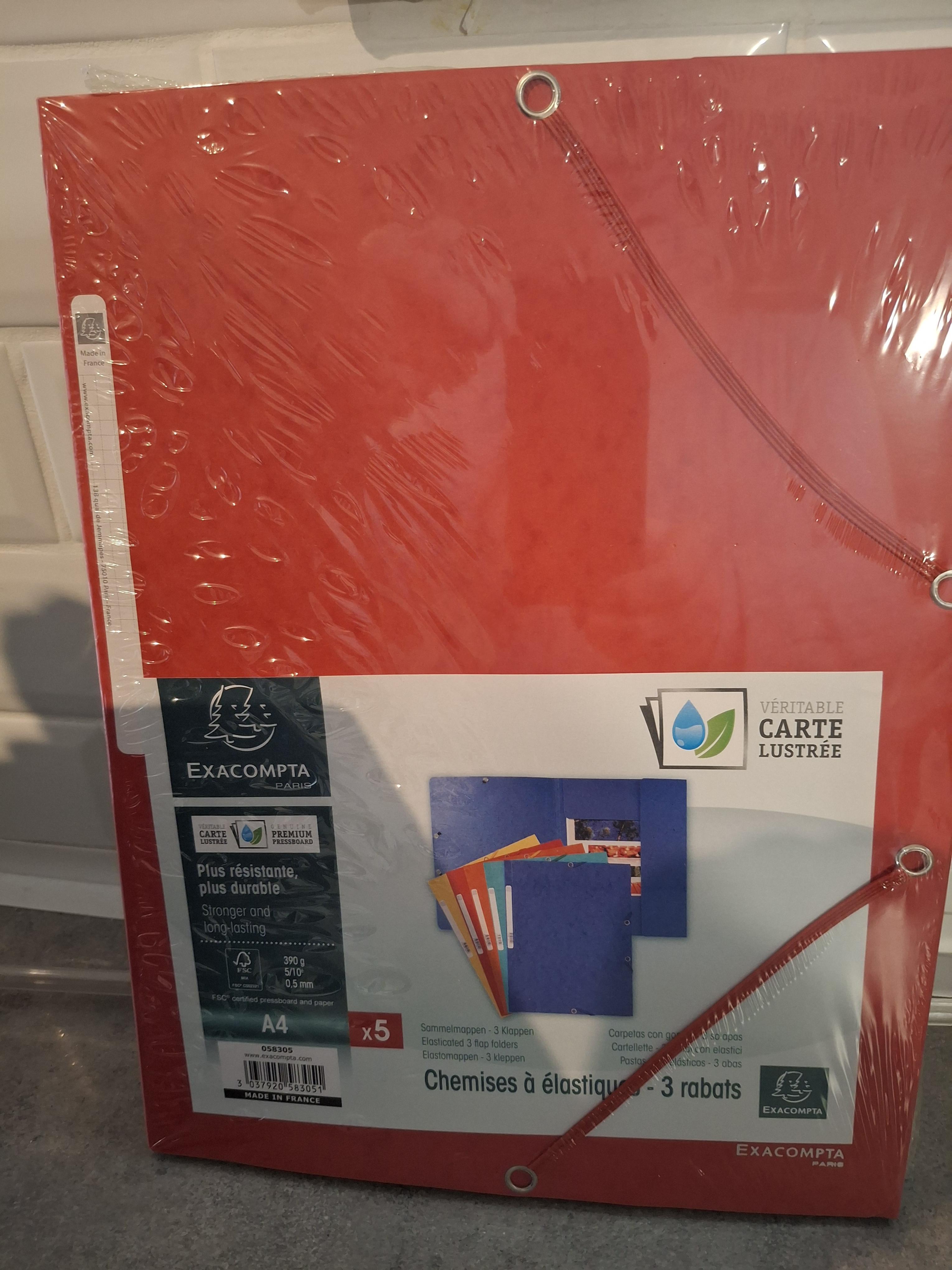 troc de troc chemise cartonnée a élastiques image 0