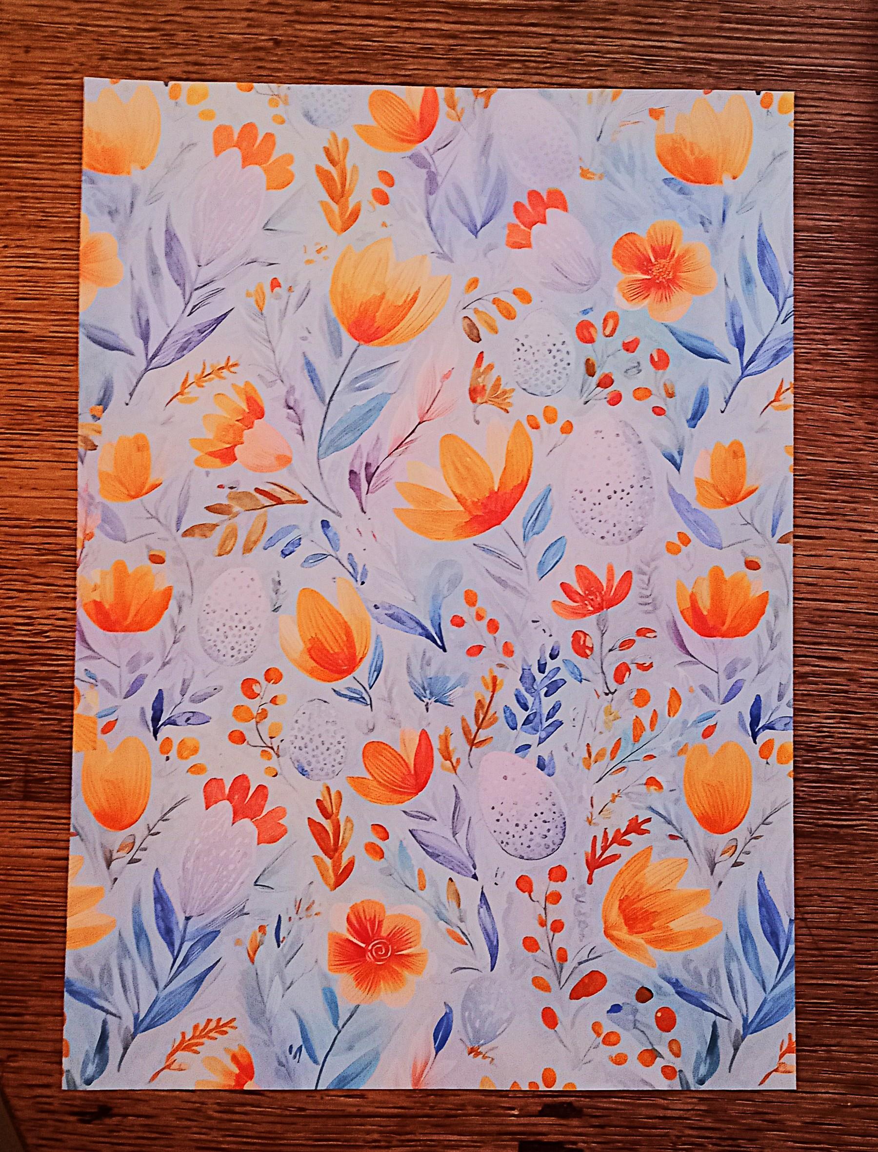 troc de troc papier créatif recto/verso. image 1