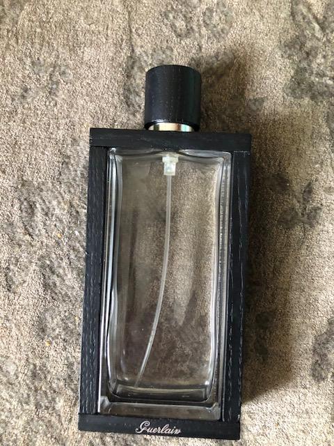 troc de troc flacon vide parfum homme derby de guerlain hauteur 16cm image 0