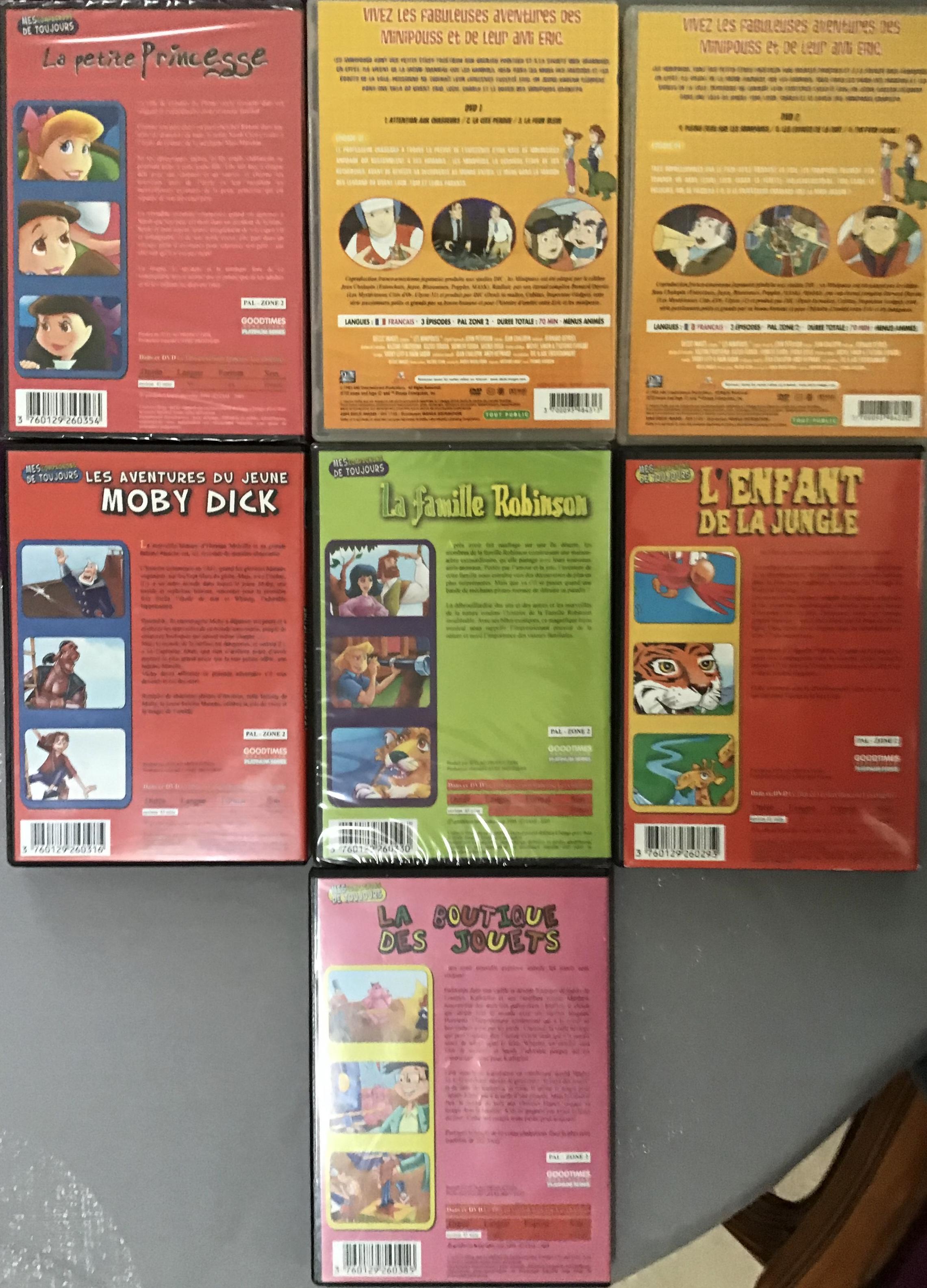 troc de troc lot de 7 dvd enfant image 1