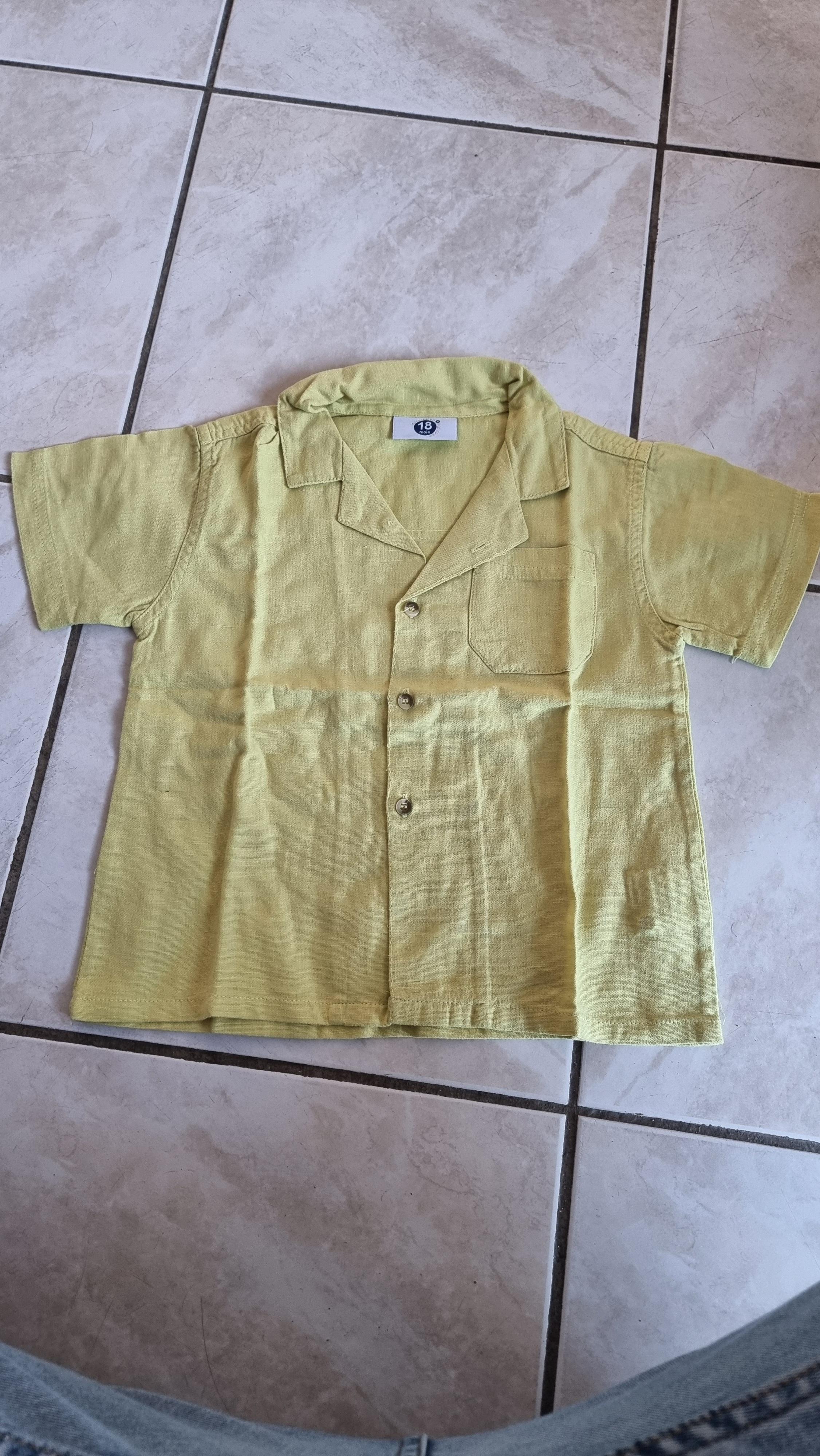 troc de troc chemisette verte 18 mois image 1