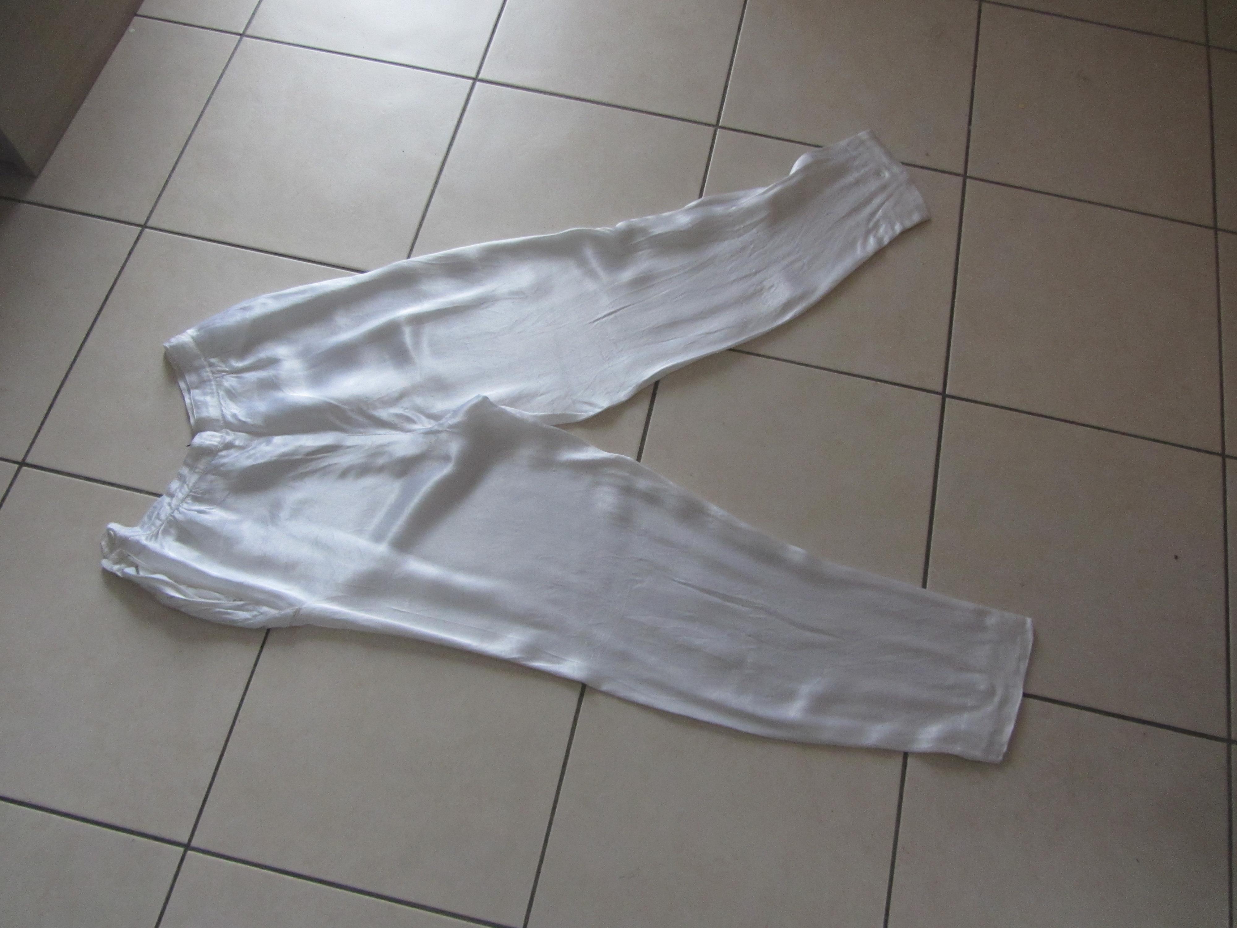 troc de troc pantalon satin blanc image 0