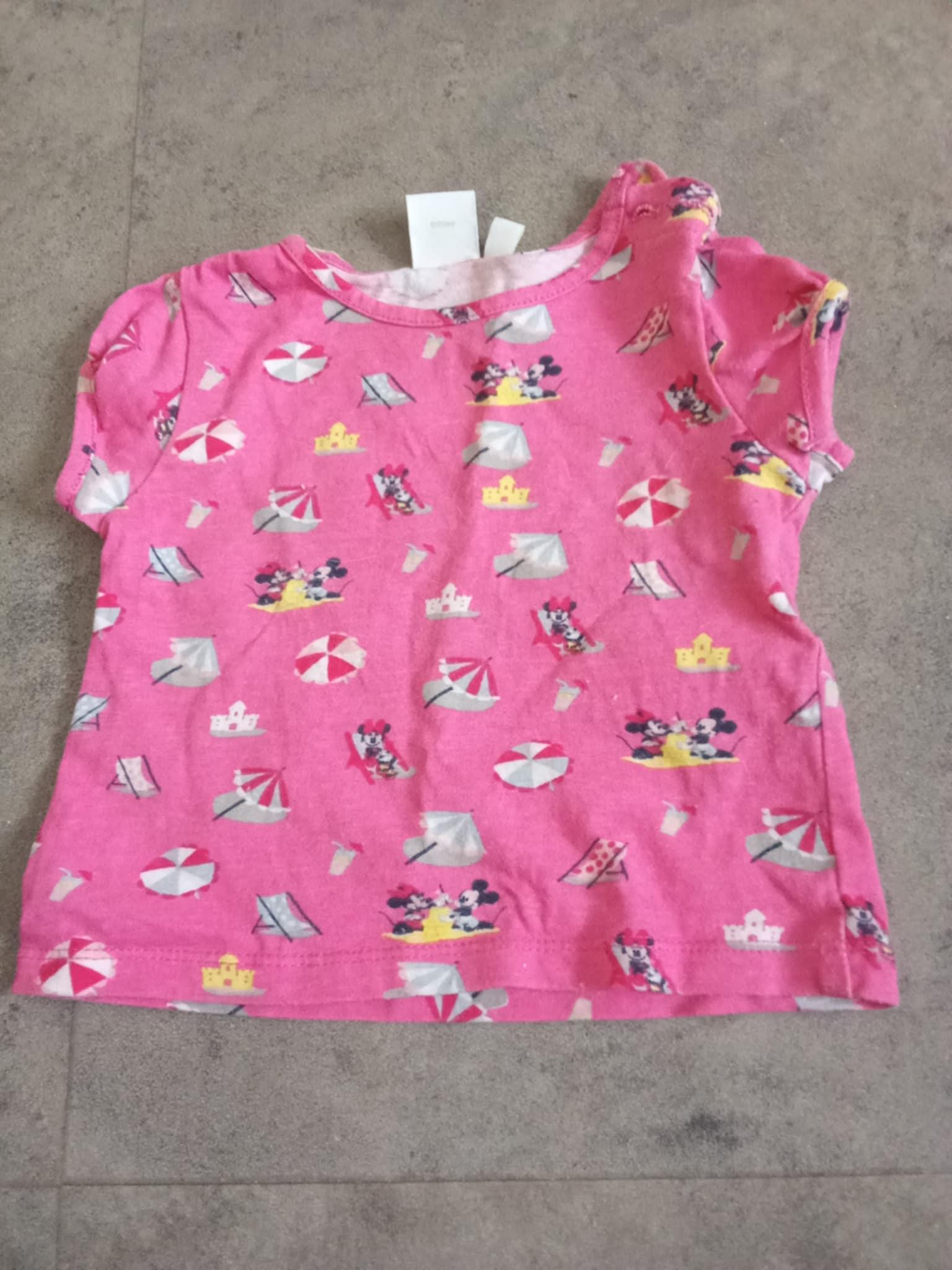 troc de troc tee shirt rose 1 mois disney image 0