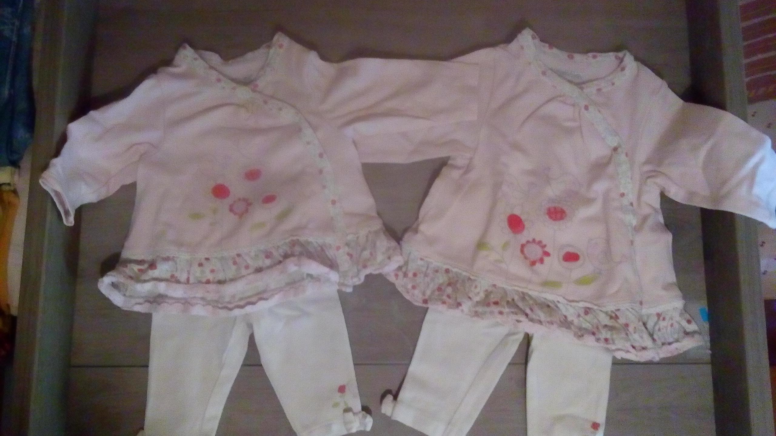 troc de troc spécial jumelles --- vêtements bébé naissance et 1 mois image 0