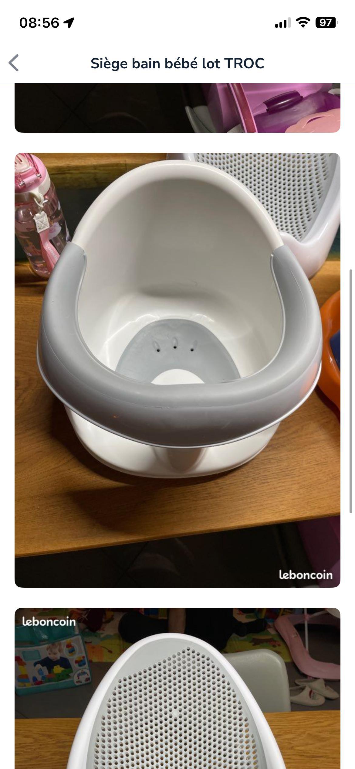 troc de troc lot siège bébé bain image 1