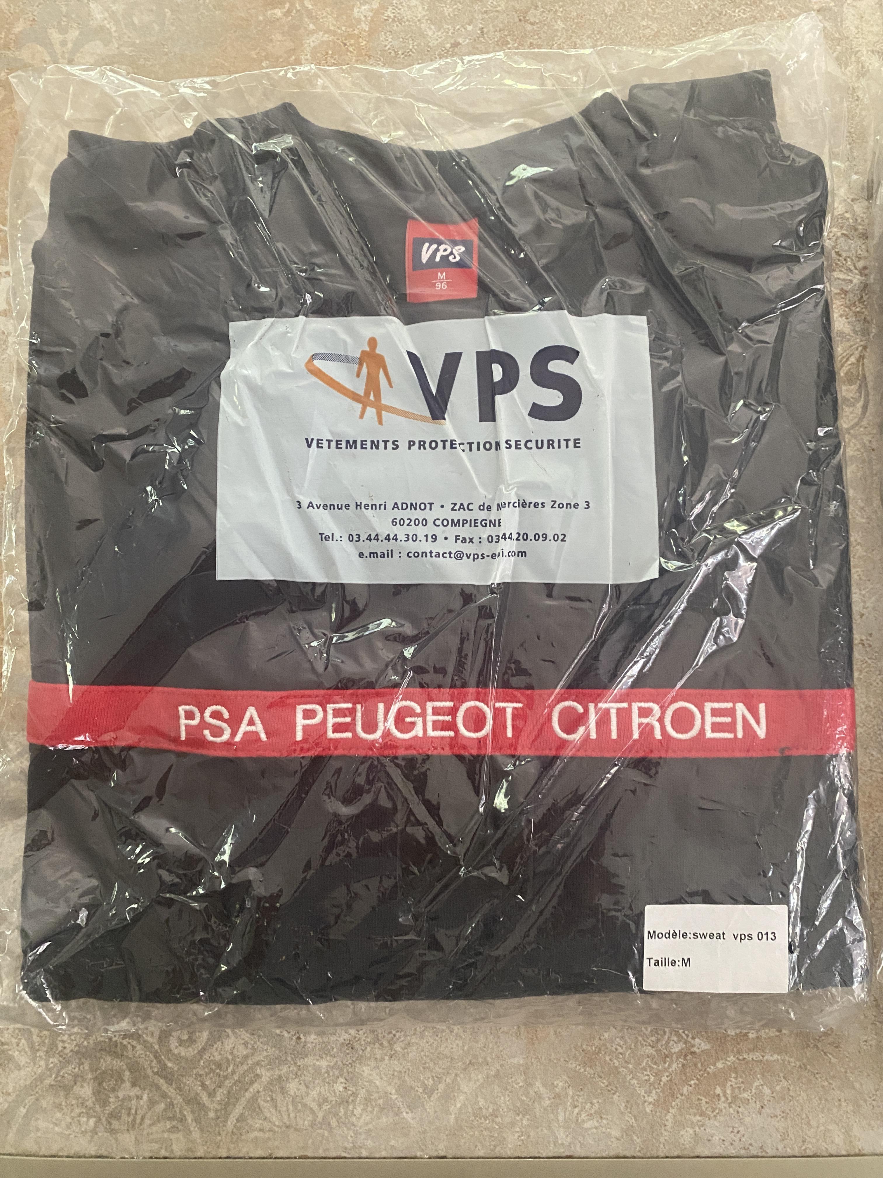 troc de troc sweat-shirt pompier peugeot psa peugeot citroën image 0