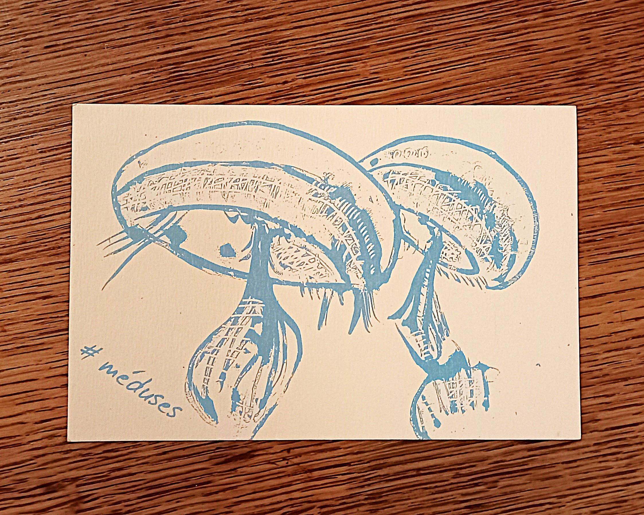 troc de troc carte postale "méduses". image 0