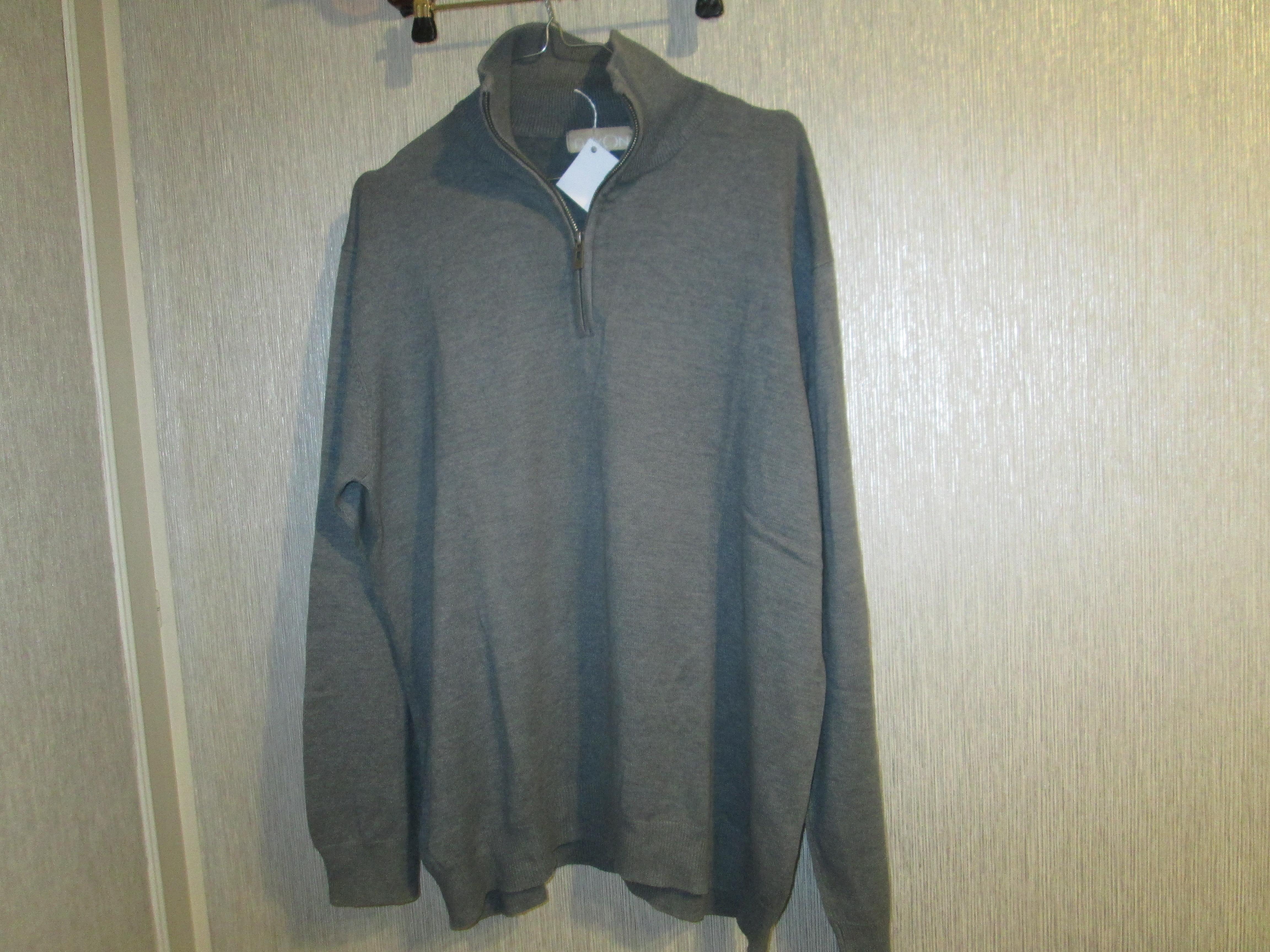 troc de troc pull col cheminée gris très très bon taille 43/45 de col image 0