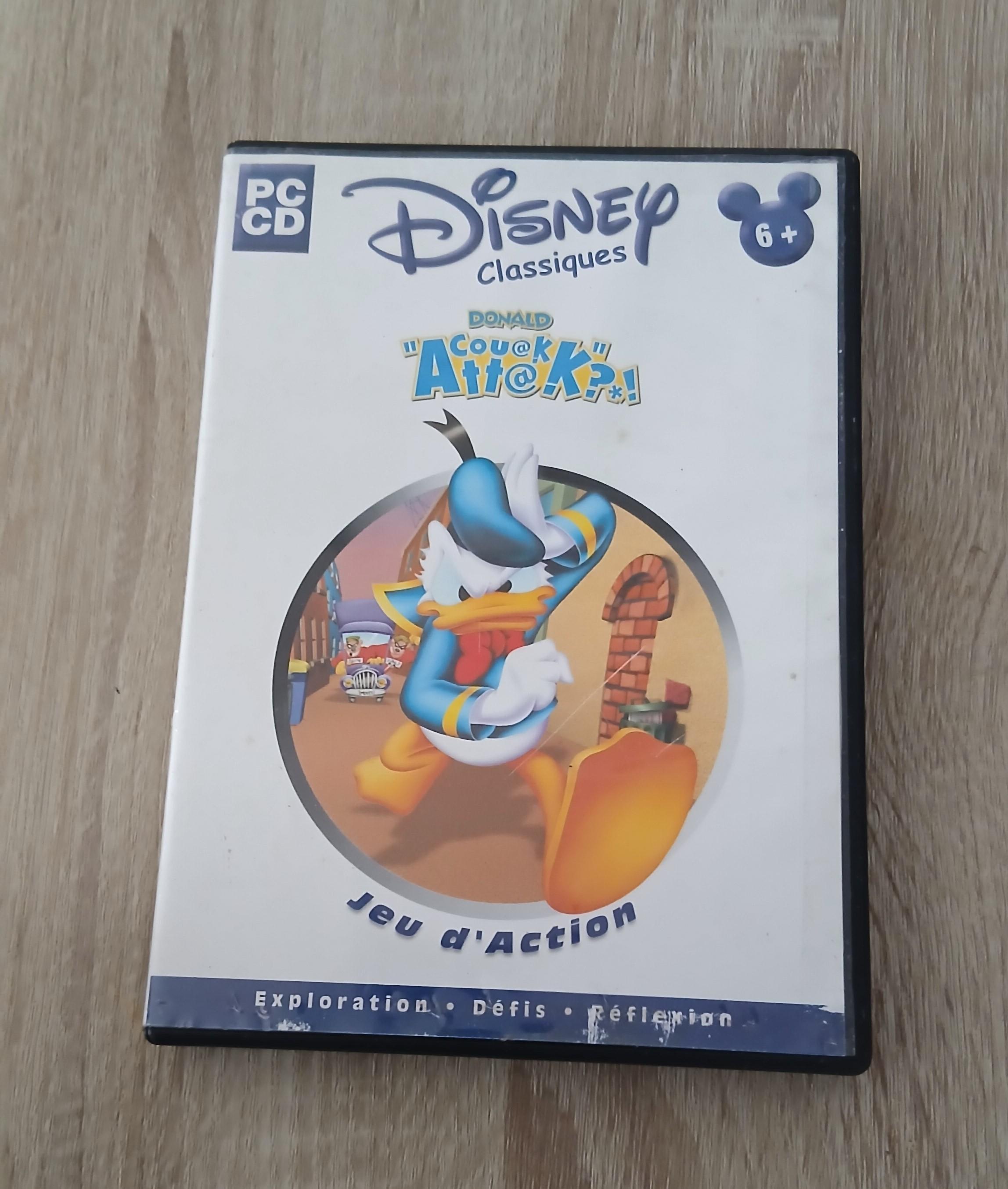 troc de troc pc cd disney classiques donald cou@k attak jeu d action image 0