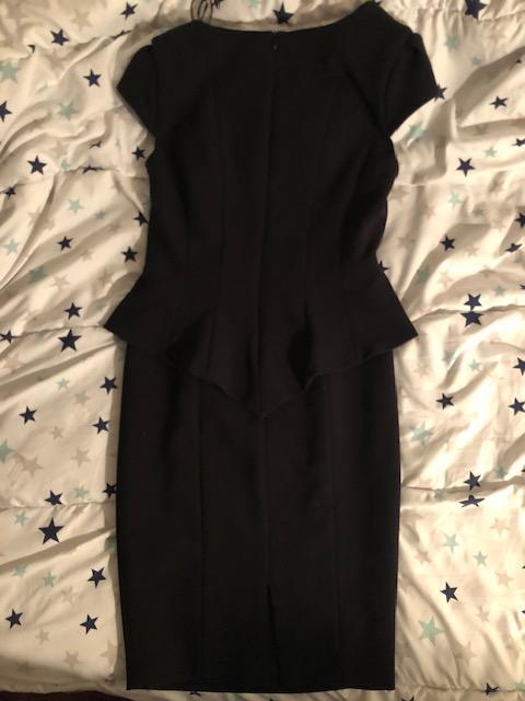 troc de troc (réservé) robe cintrée noire taille m zara image 1