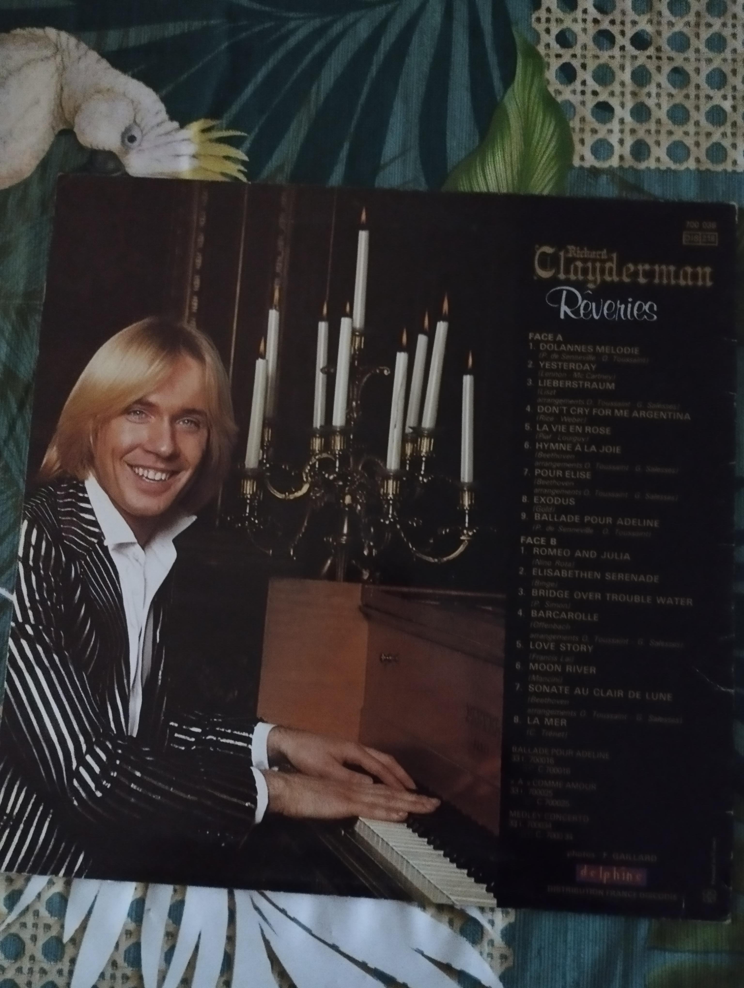 troc de troc disque vinyle 33t richard clayderman - rêveries image 1