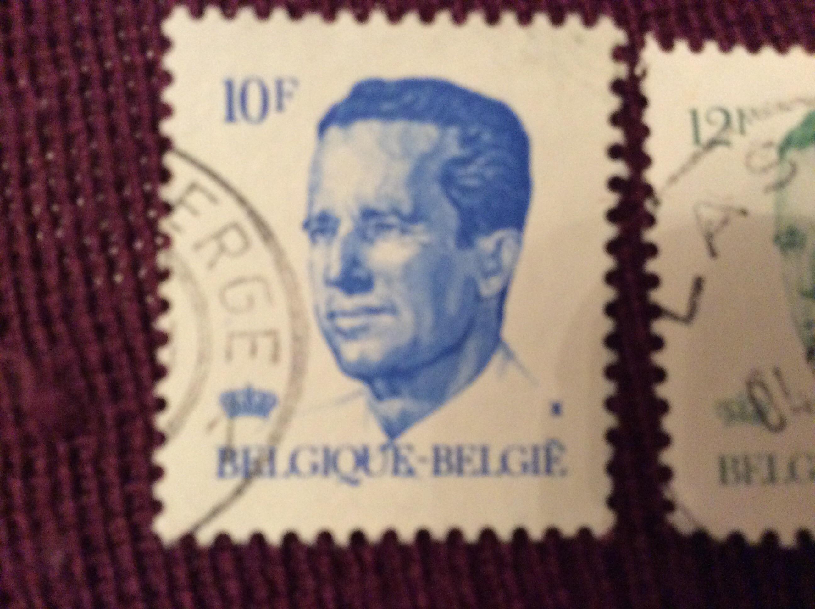 troc de troc 2 timbres belges 10 et 12 image 1