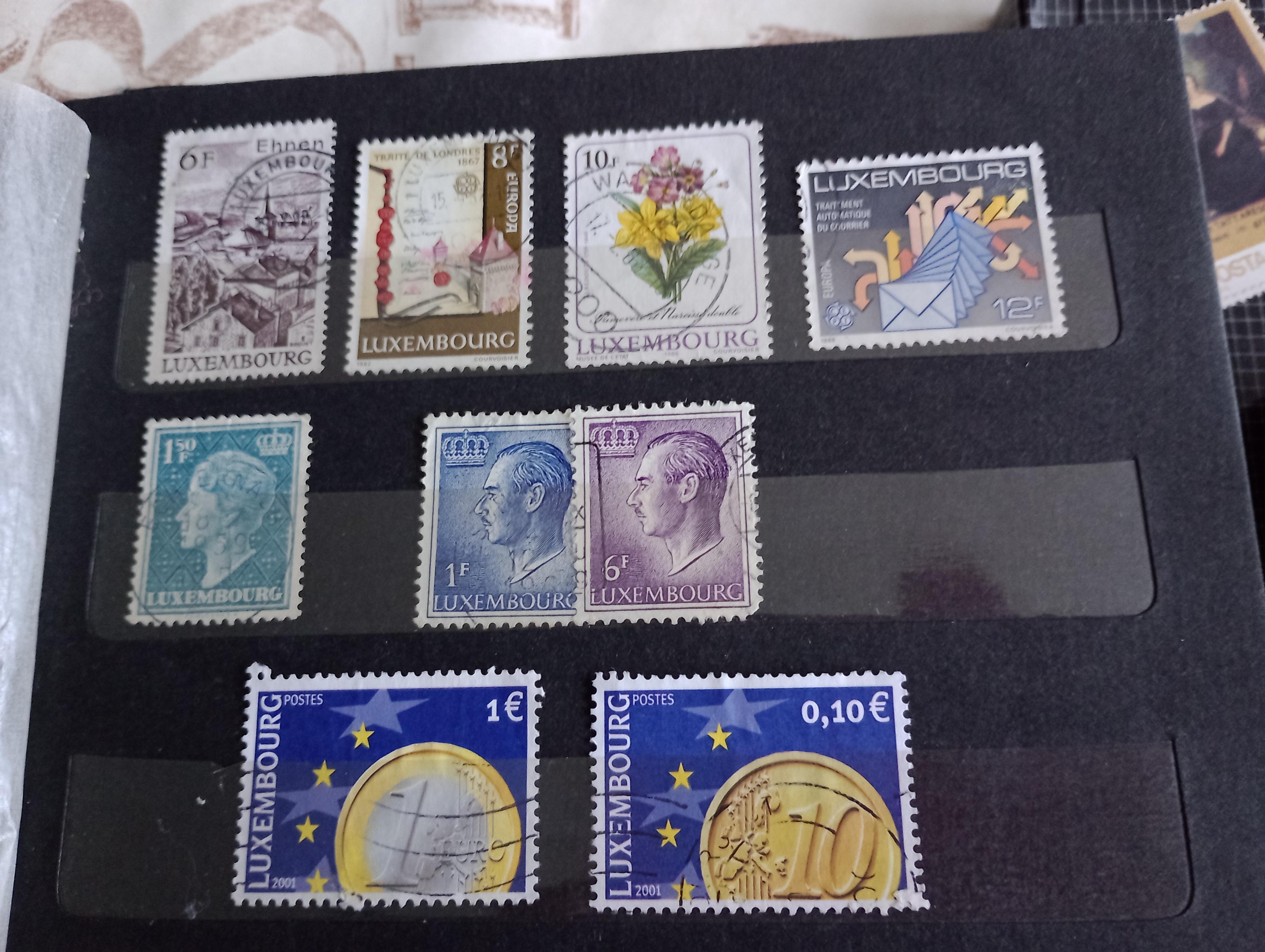 troc de troc lot timbres luxembourg image 0