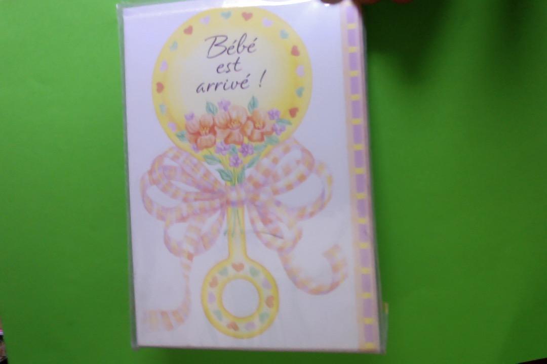troc de troc blister de 6 faire-part de naissance neufs /// port compris image 0