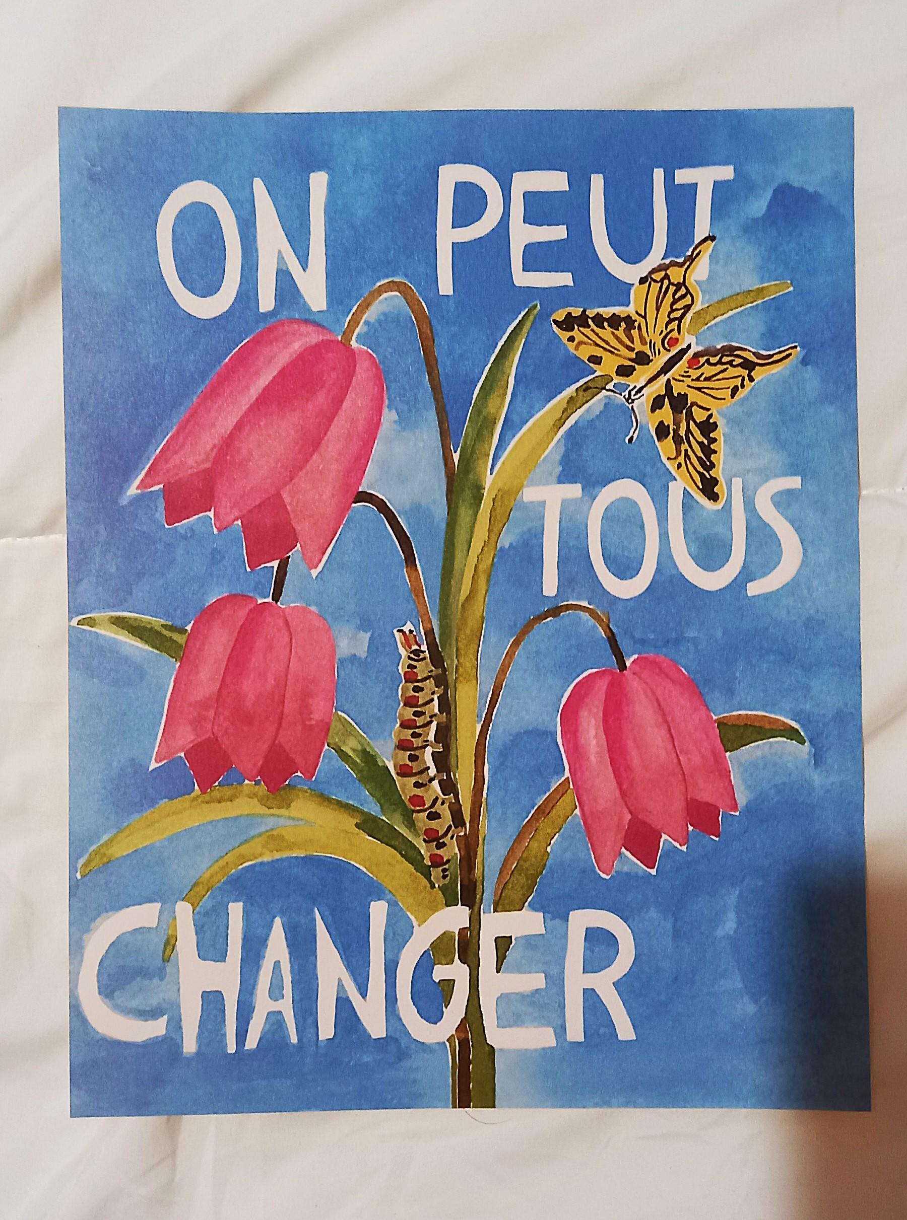 troc de troc affiche "on peut tous changer". image 0