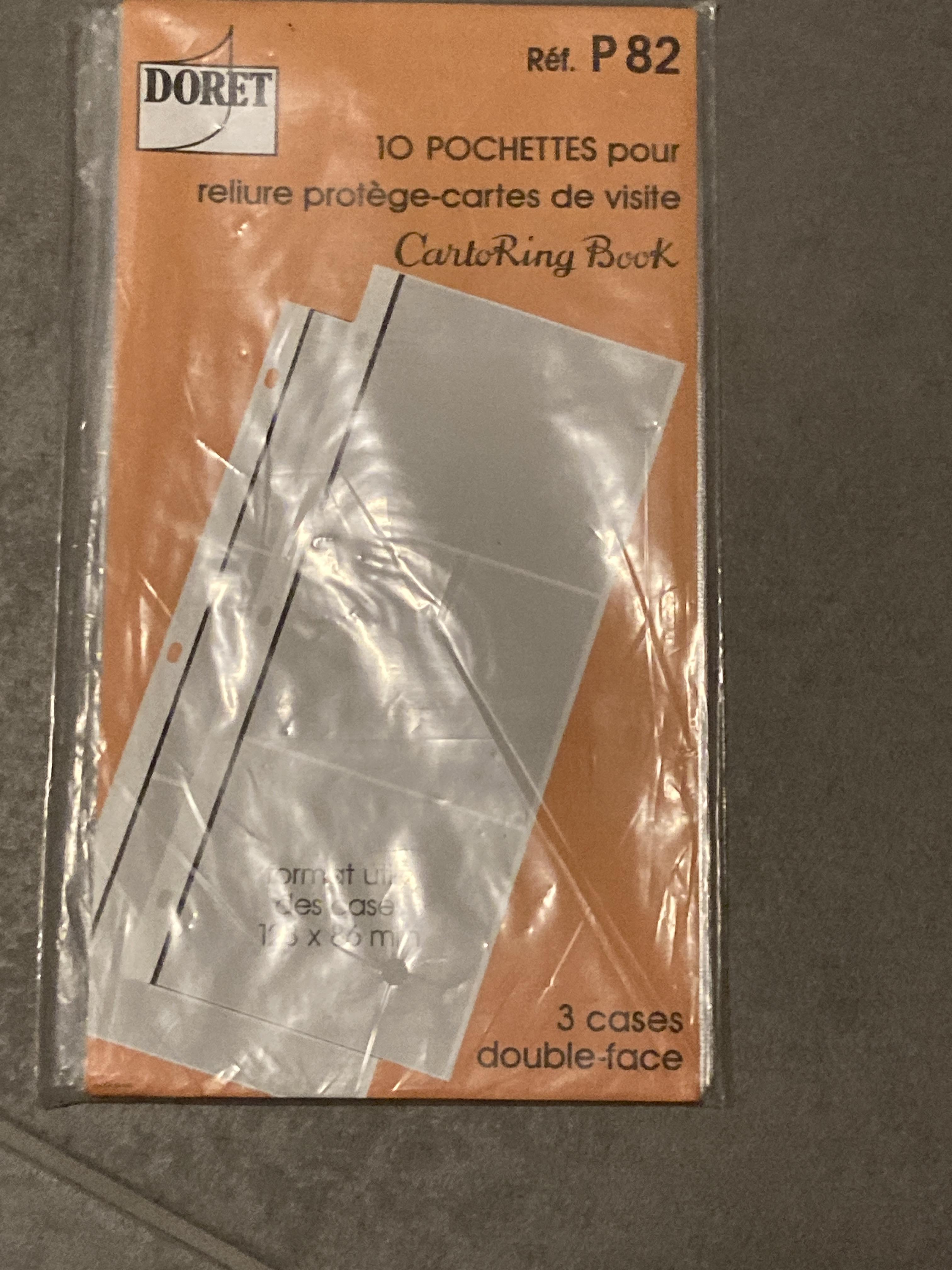 troc de troc 10 pochettes pour ranger les cartes de visite image 0
