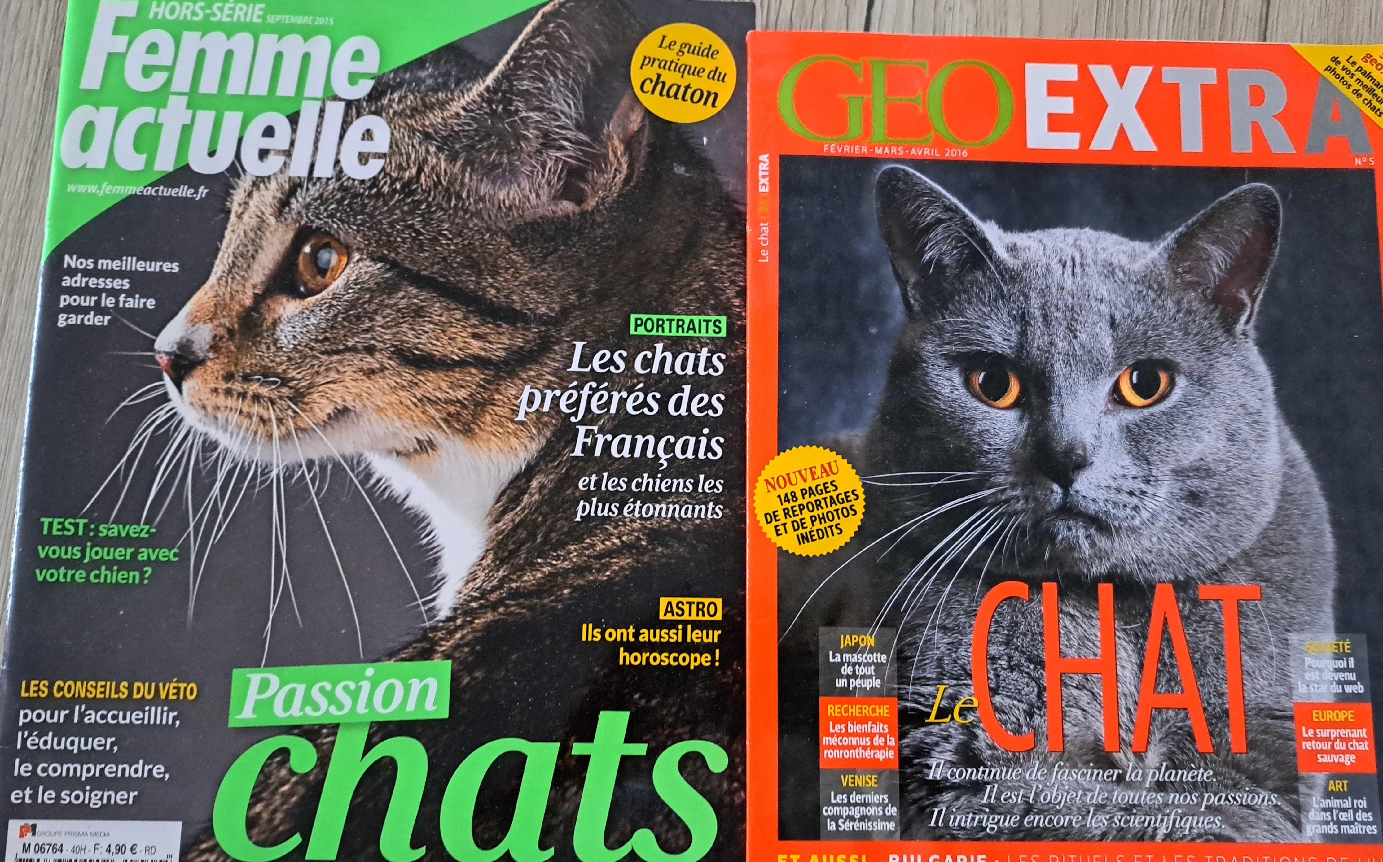 troc de troc 2 magazines sur les chats image 0