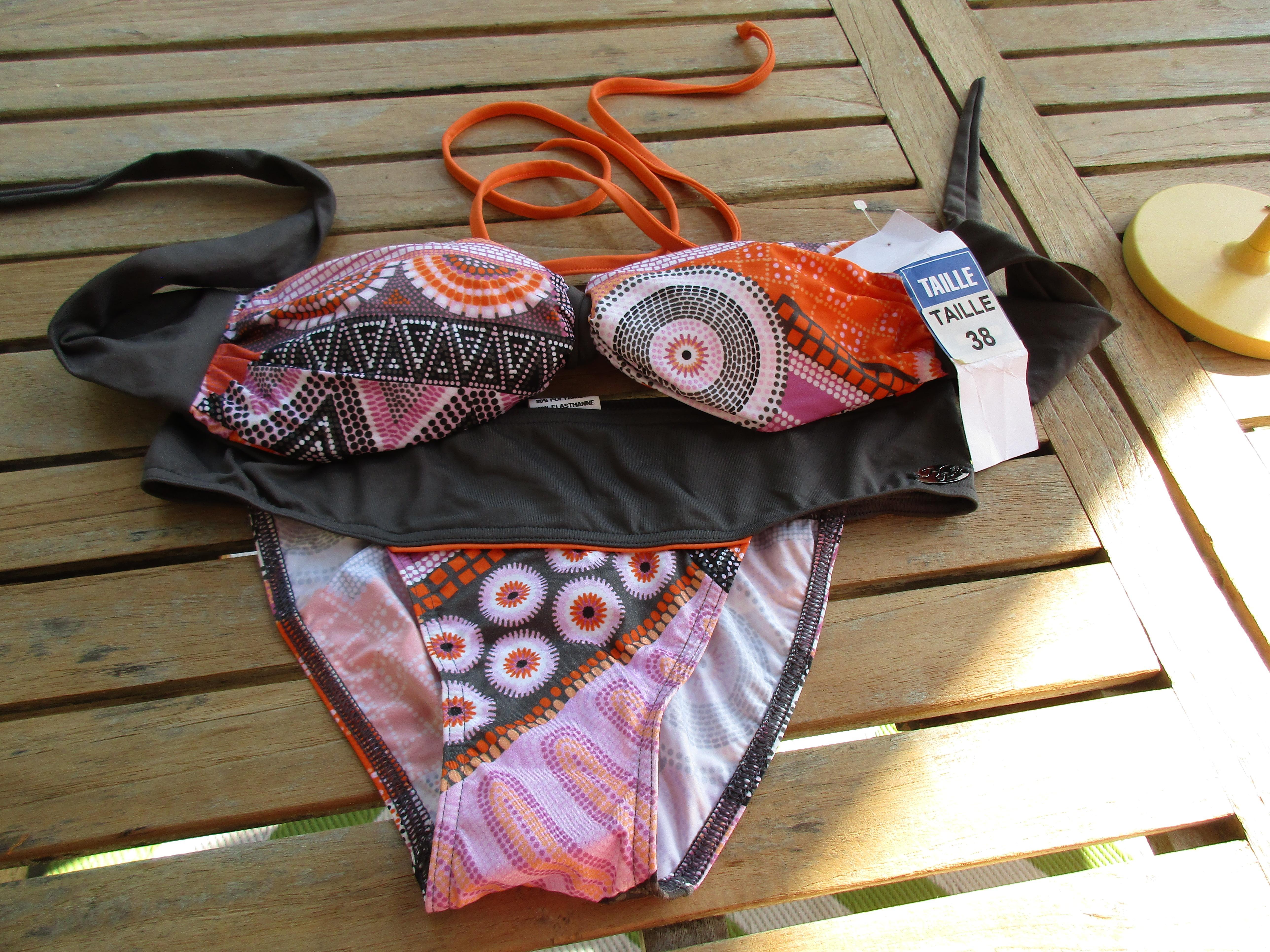 troc de troc 2 maillots de bain neufs avec étiquettes t38 image 1