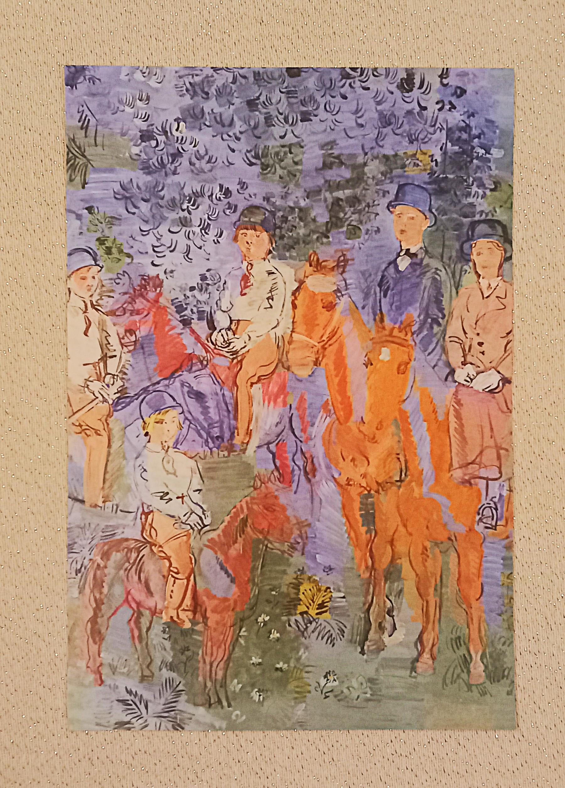 troc de troc carte d'art de r. dufy. reservee. image 0