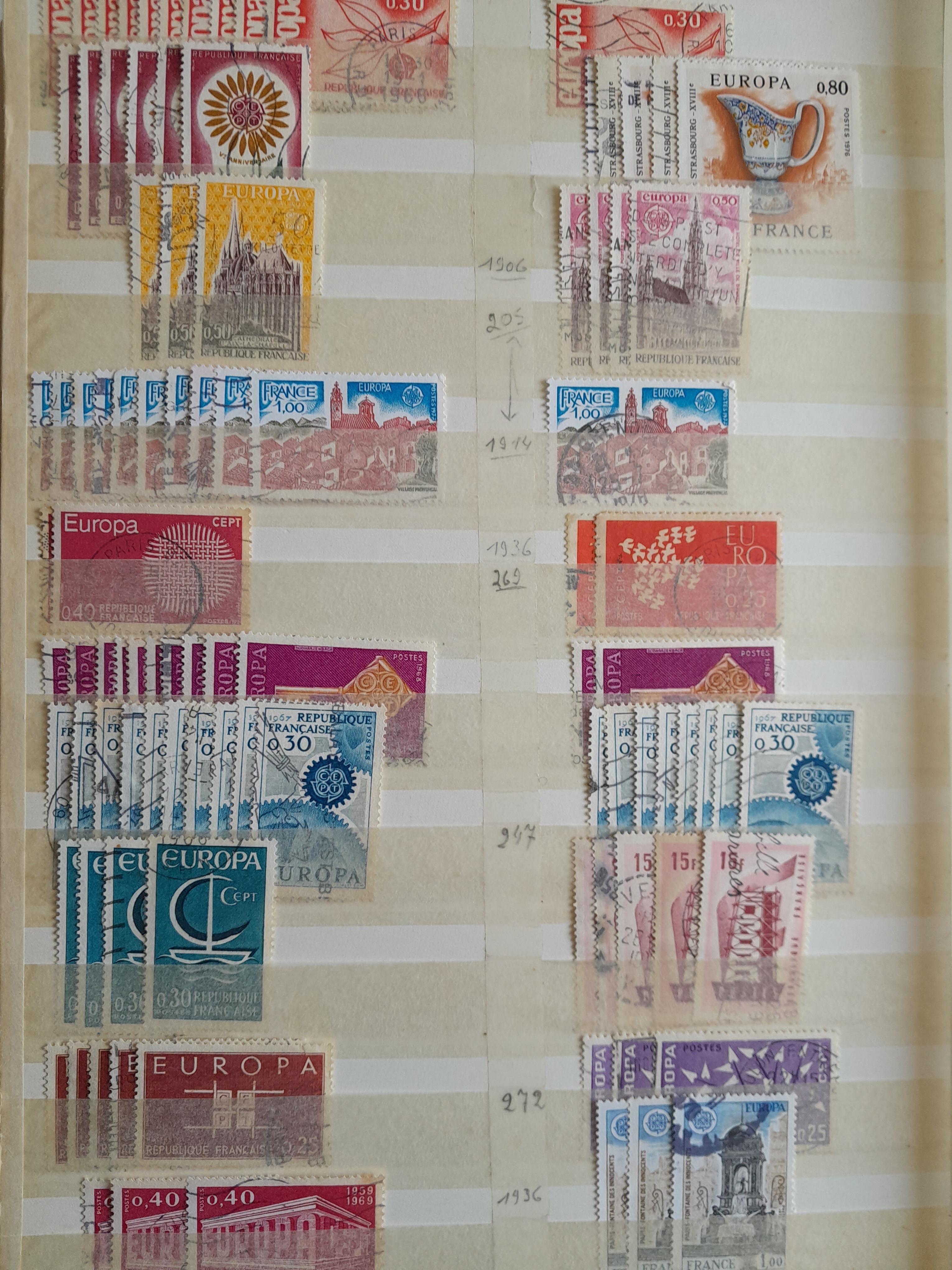 troc de troc echange timbres français oblitérés contre flyers uniquement image 0