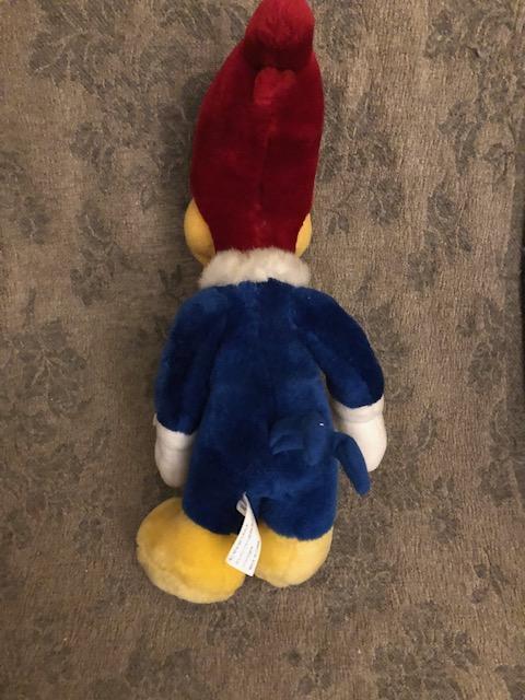 troc de troc peluche woody wood pecker vintage 35cm approx. image 1
