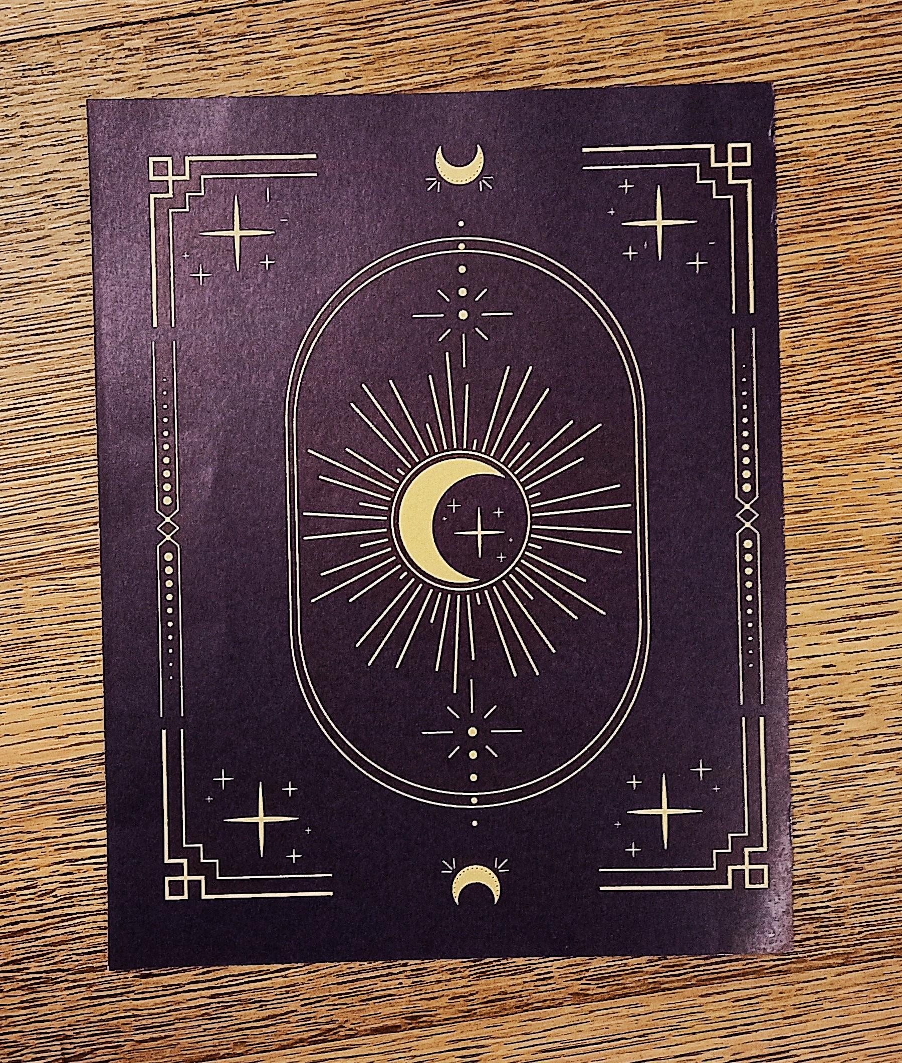 troc de troc papier créatif "lune sacrée". image 0