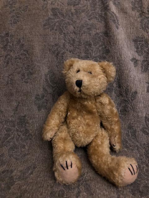 troc de troc (réservé) réplique nounours ancien membres articulés longueur debout 23cm image 0