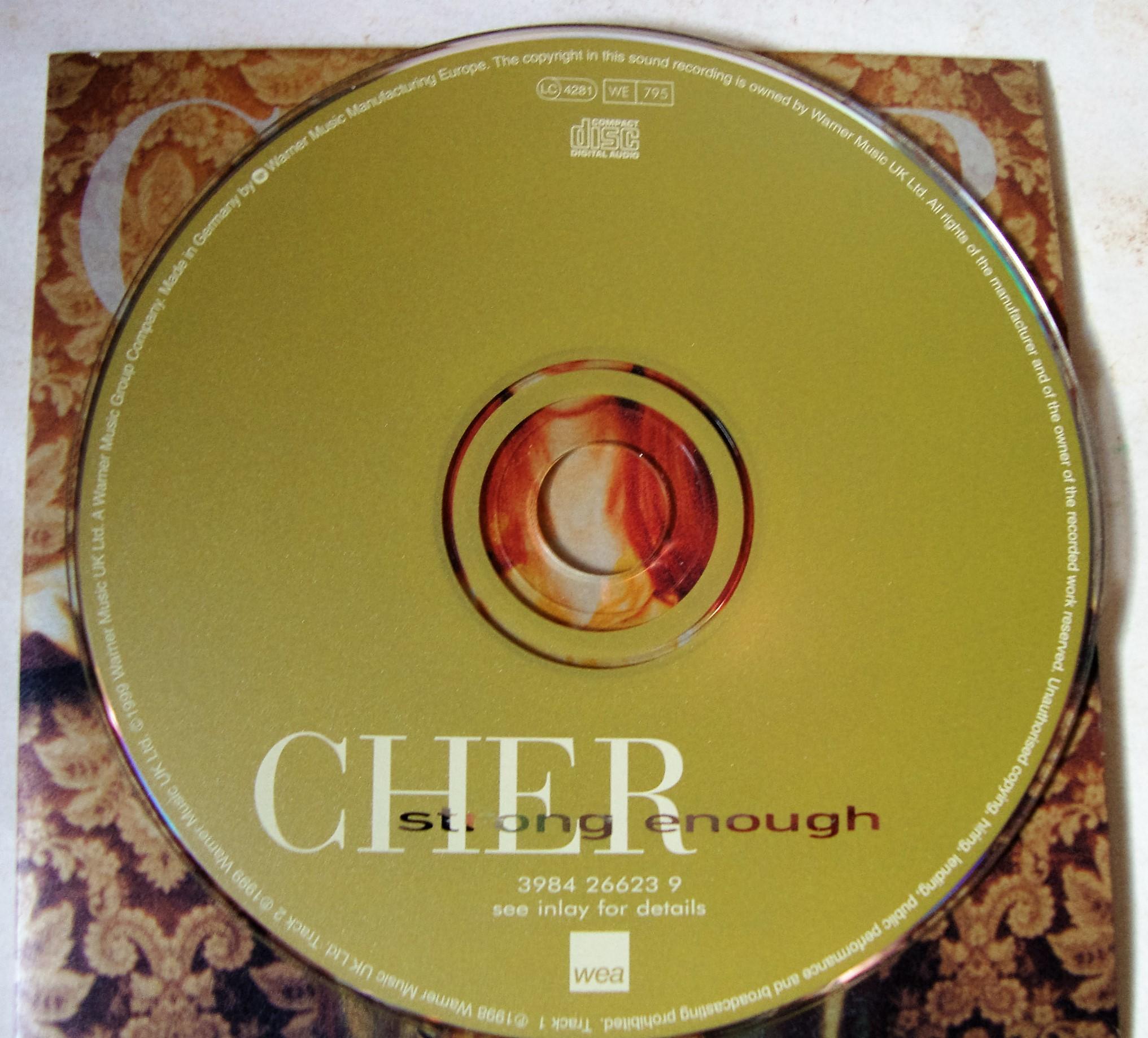 troc de troc cd single cher " strong enough " image 1