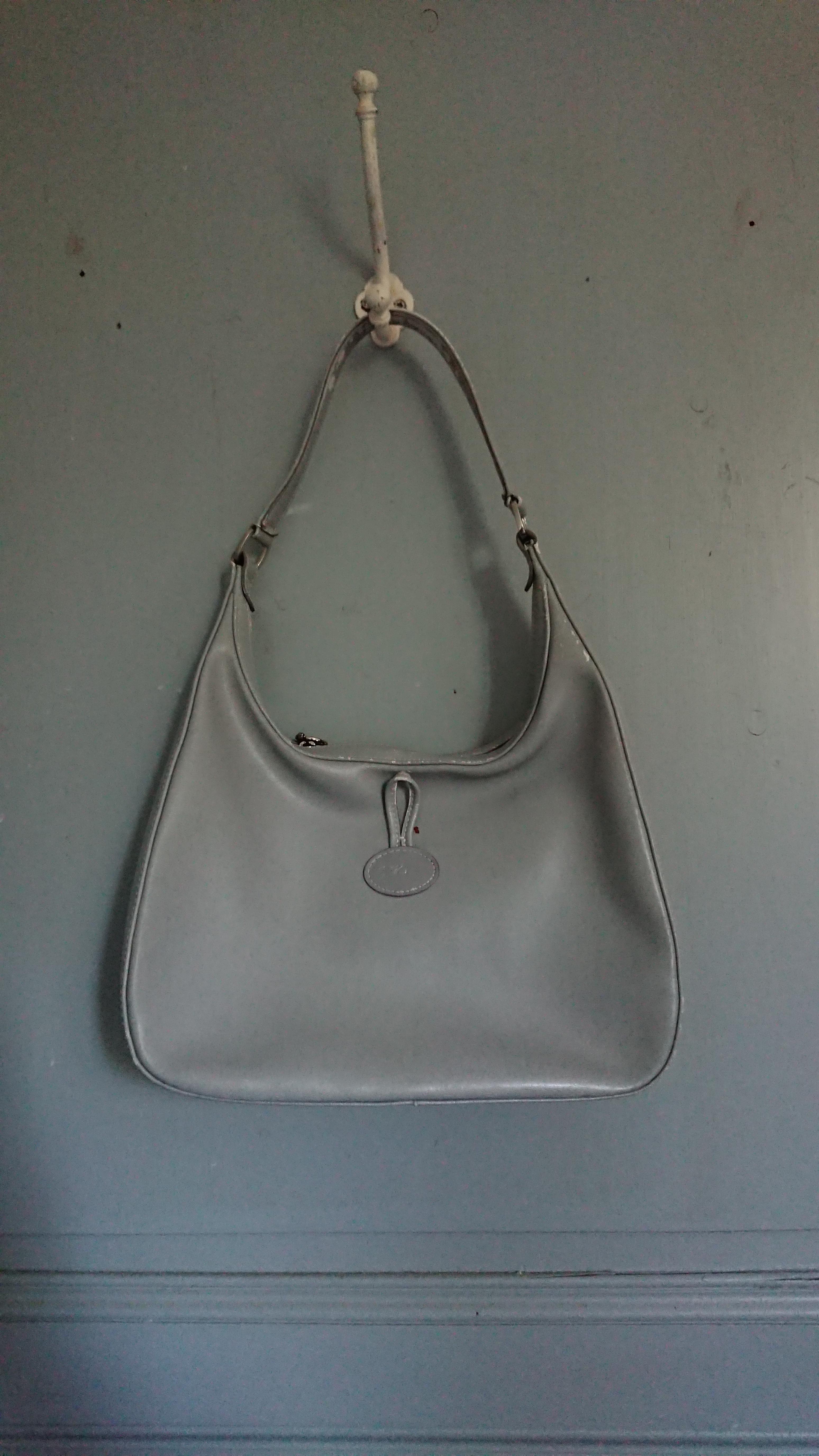 troc de troc sac longchamp gris image 0